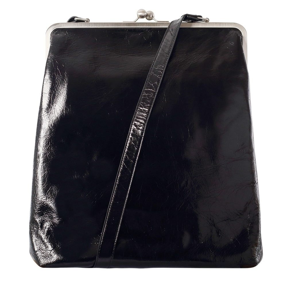 VOLKER LANG Schultertasche VIRGINIA  Elegante Damen Bügeltasche aus italien günstig online kaufen