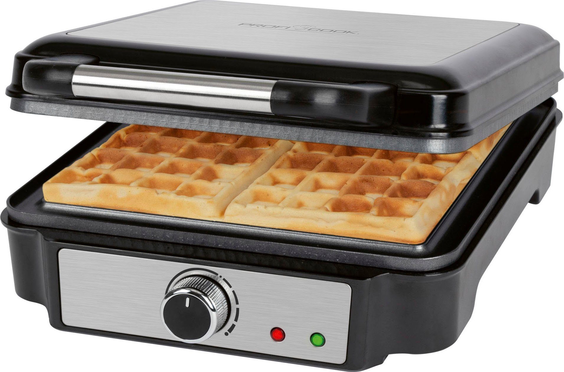 inox, PC-WA 1241 W 1200 ProfiCook Waffeleisen