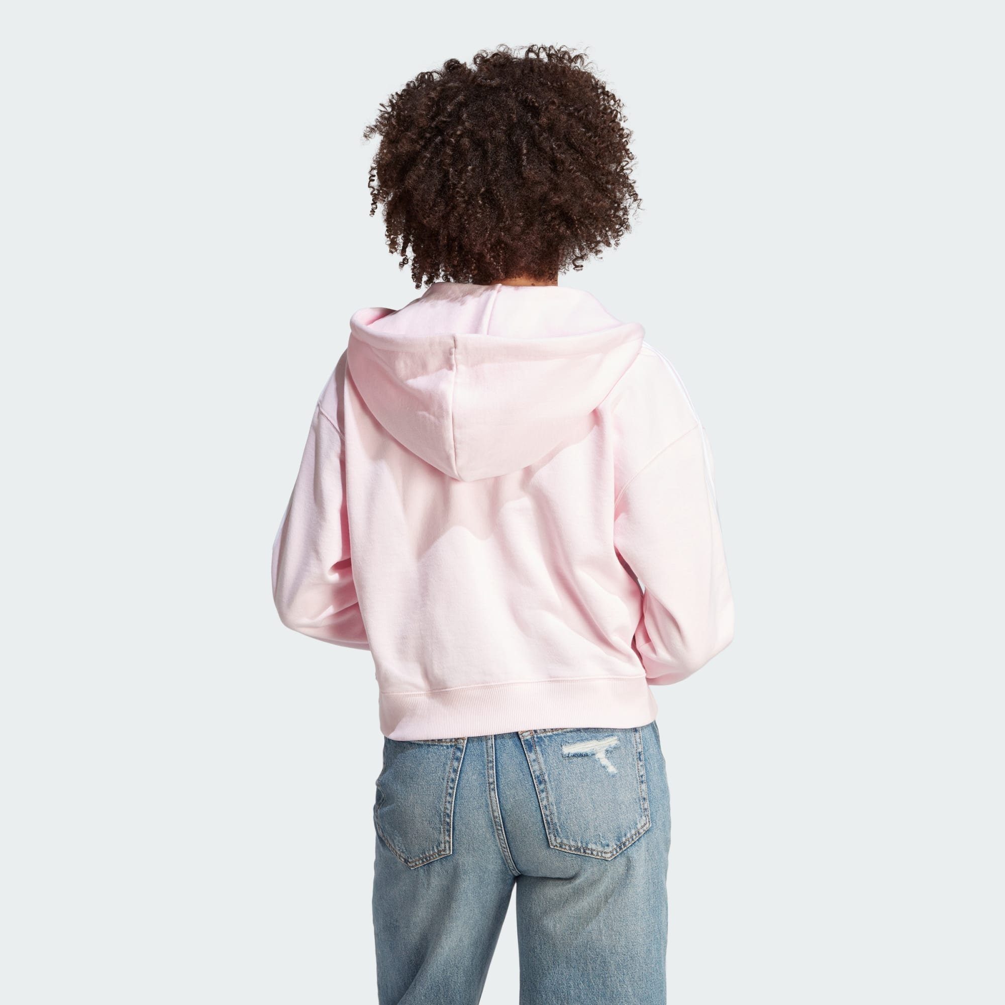 Clear Hoodie adidas / Sportswear Pink White