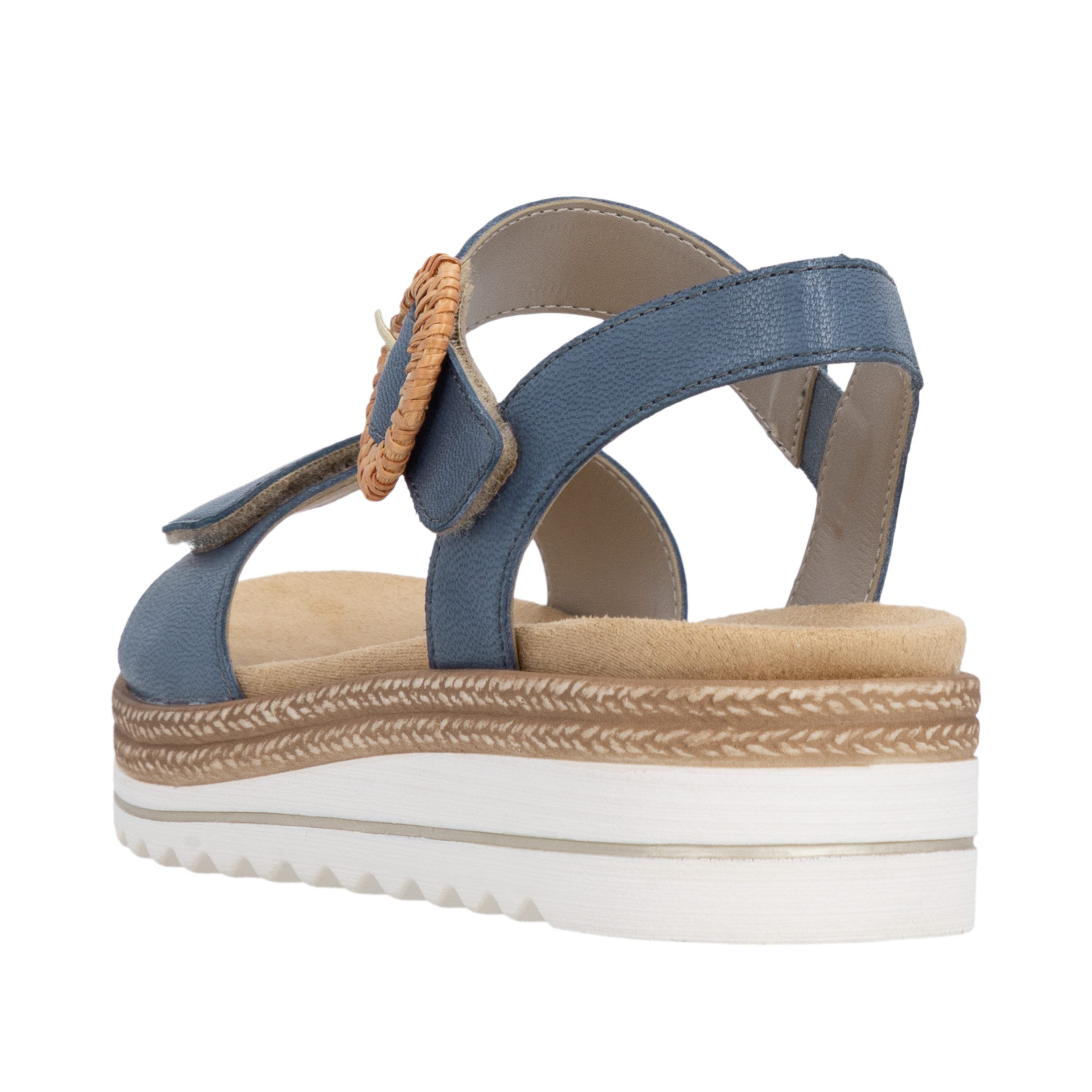 Remonte Keilsandalette Sommerschuh, Riemchensandale mit praktischen Klettverschlüssen
