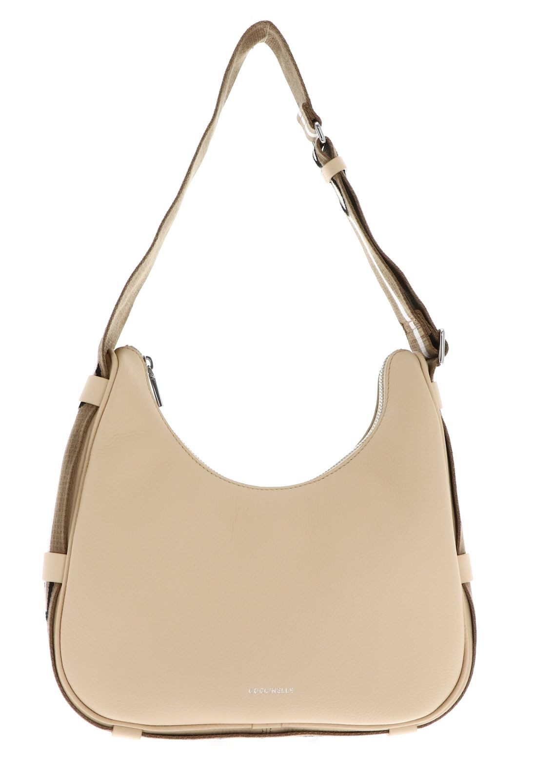 COCCINELLE Schultertasche Handbag Double Grainy Leather, aus echtem Rindsleder