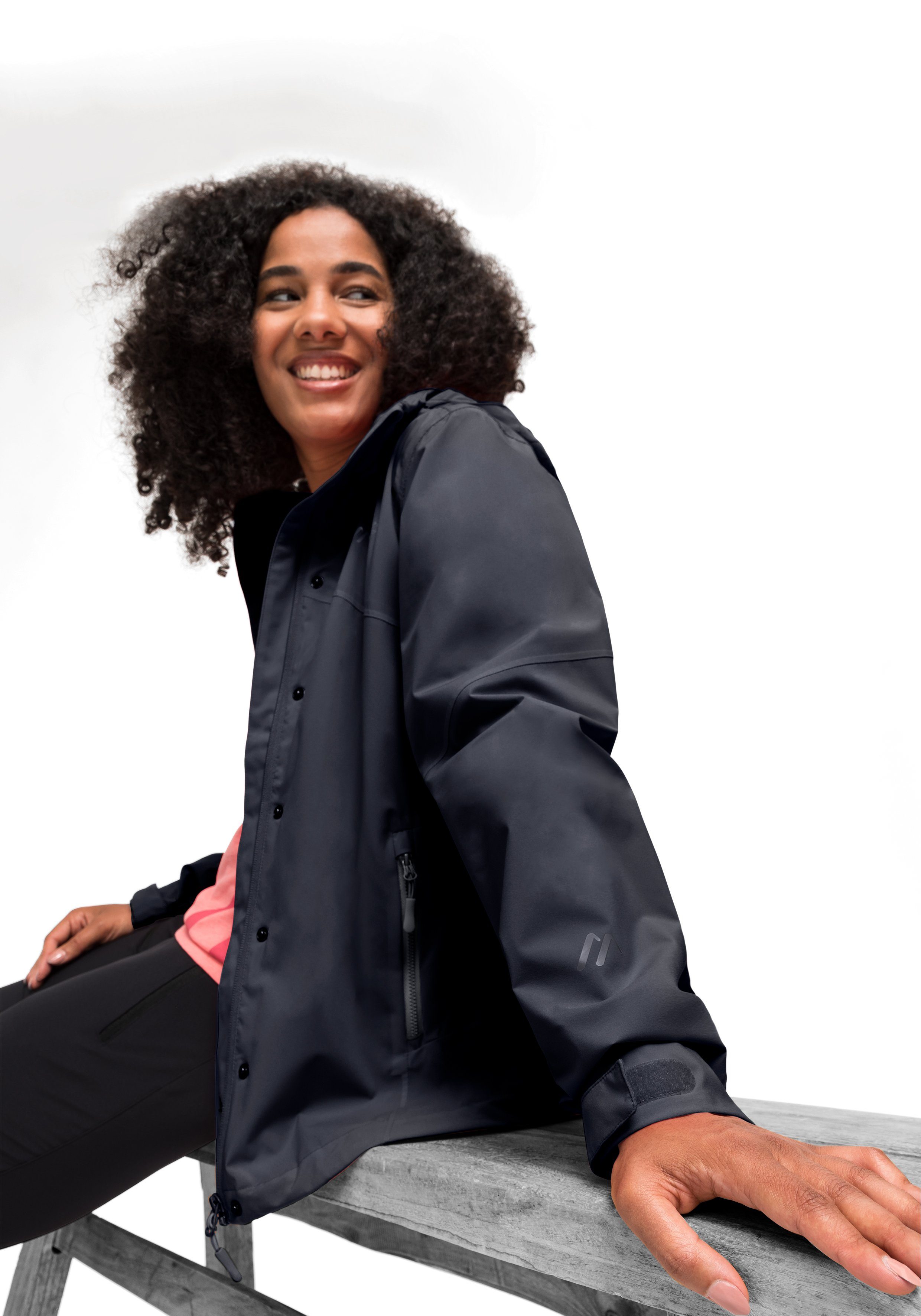 Maier Sports Regenjacke Metor rec W Damen Jacke mit Kapuze, Windjacke wasse günstig online kaufen