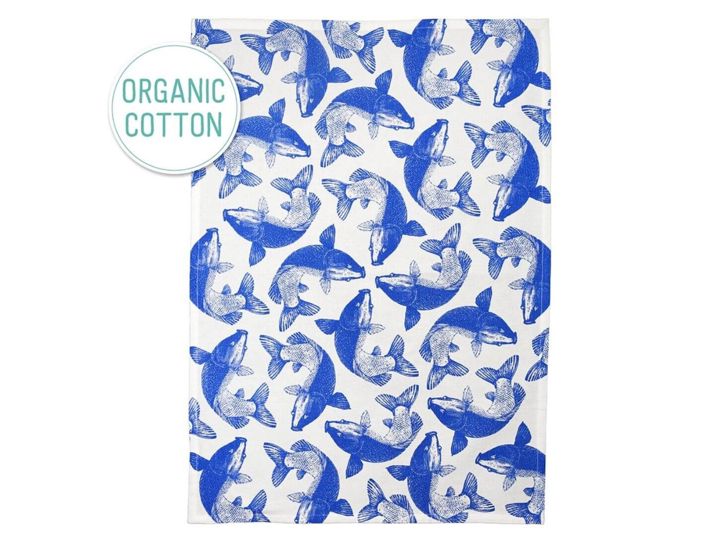 ARTEBENE Geschirrtuch Geschirrtuch Kois Blau