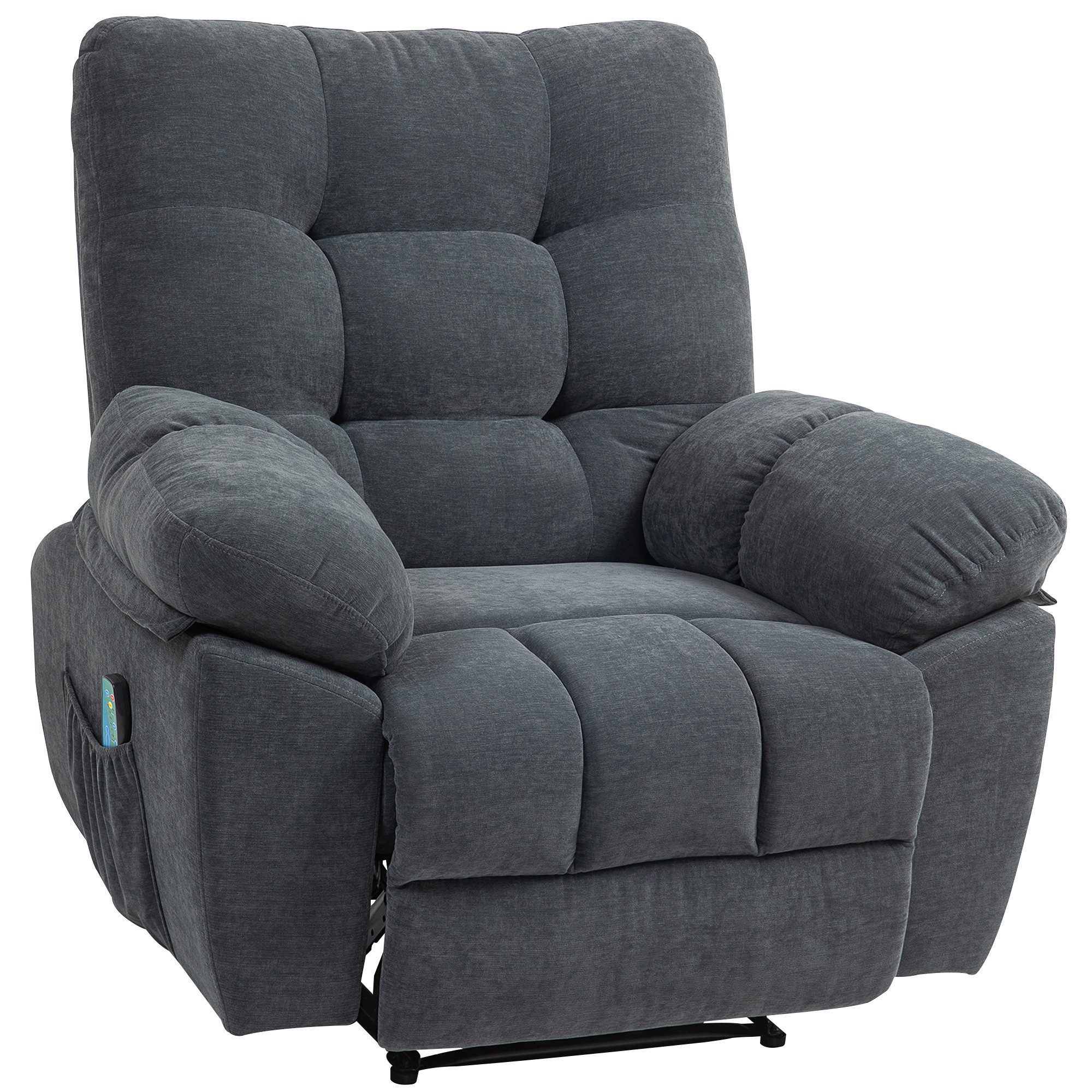 HOMCOM Massagesessel Recliner-Sessel (Massage-Polstersessel mit 8 günstig online kaufen