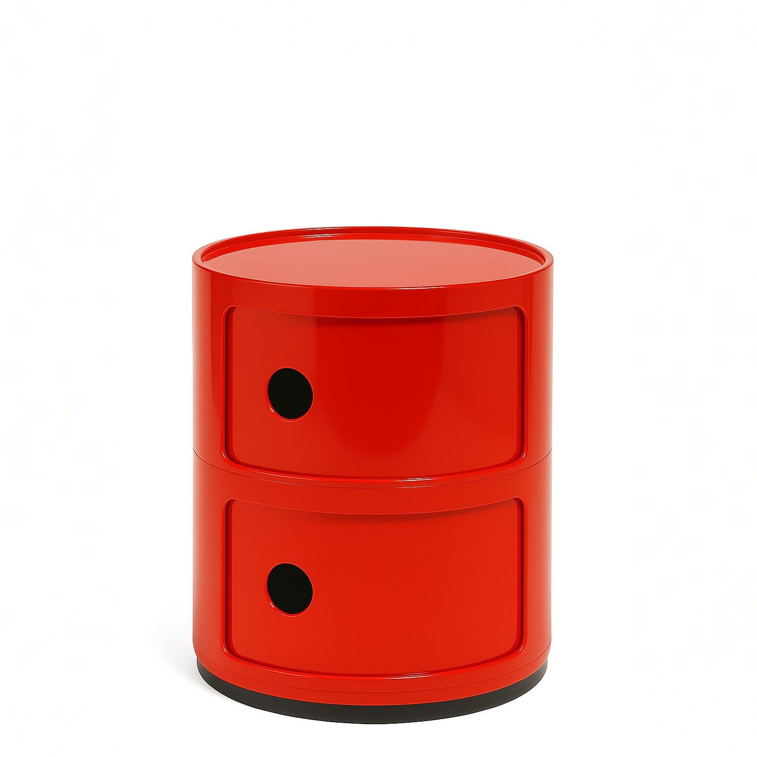 Kartell Container Componibili mit zwei Fächern Rot