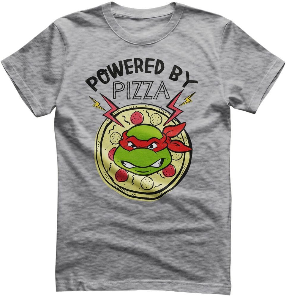 Teenage Mutant Ninja Turtles T-Shirt Powered By Pizza T-Shirt