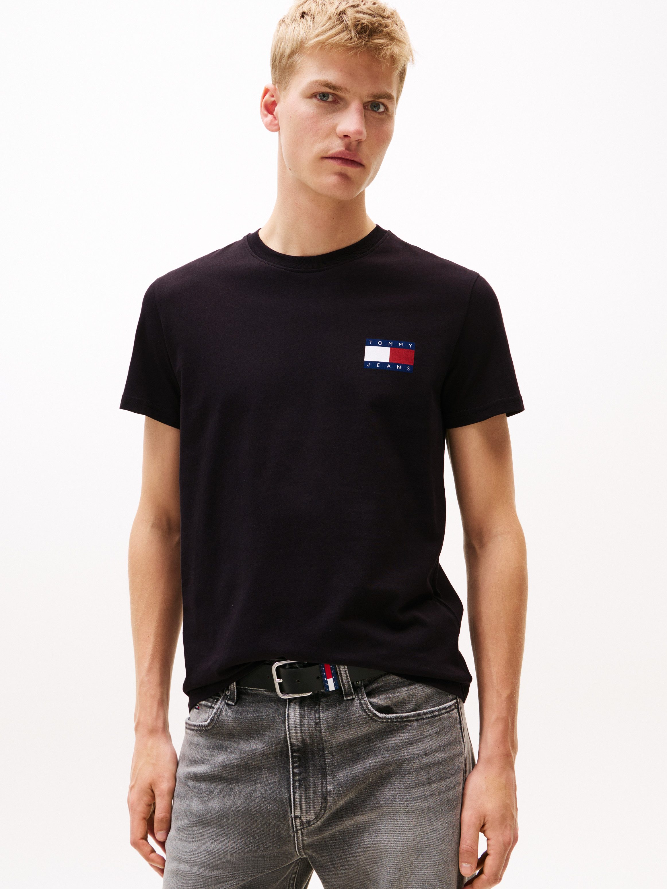Tommy Jeans T-Shirt TJM SLIM 2PACK ESS FLAG TEE (2-tlg) günstig online kaufen