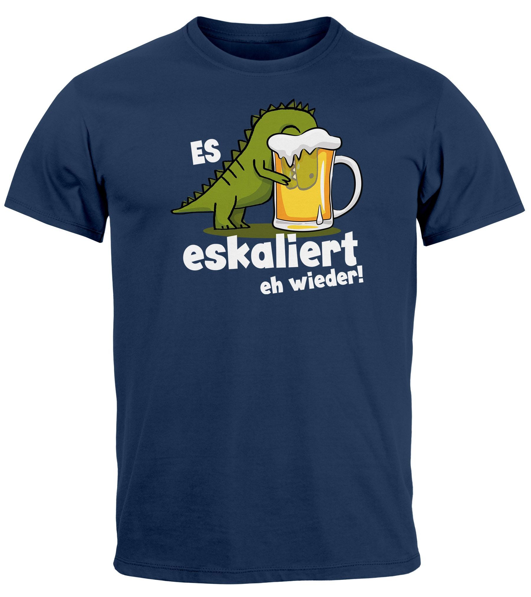 MoonWorks Print-Shirt Herren T-Shirt Alkohol Bier günstig online kaufen