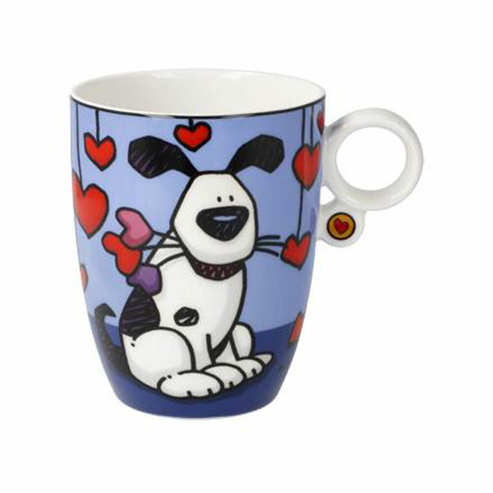 Goebel Tasse Ed Heck - Love Dog, Fine Bone China