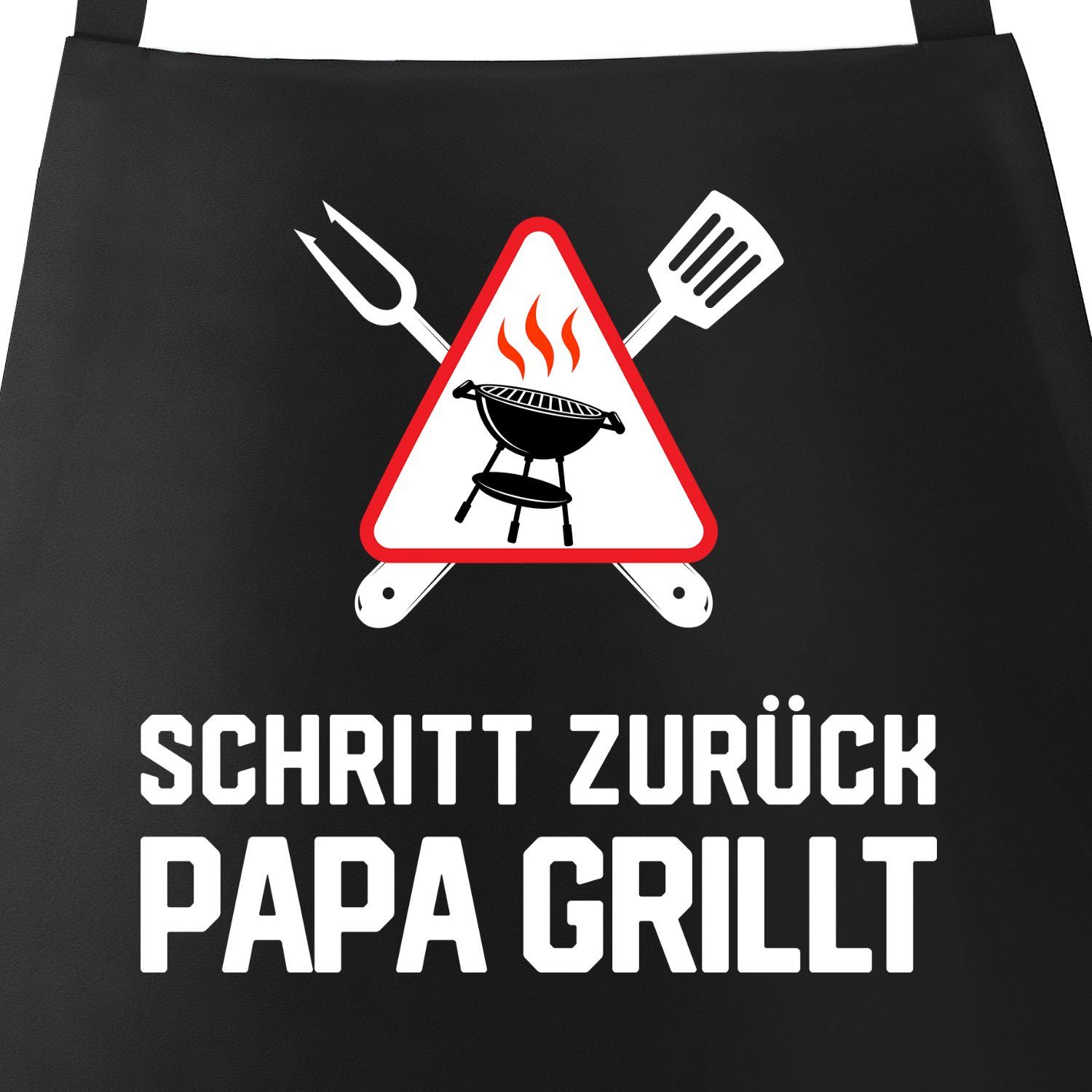 MoonWorks Grillschürze »GrillSchürze für Männer mit Spruch Schritt