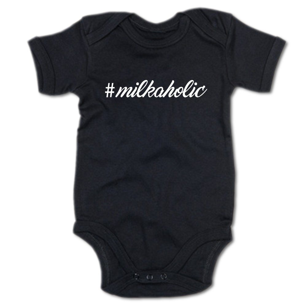 Kurzarmbody #milkaholic