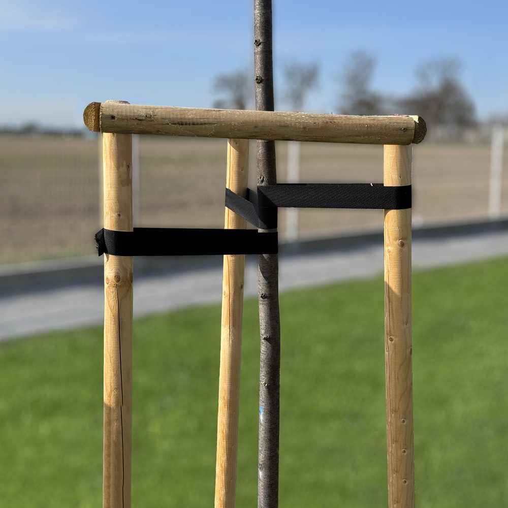 Bradas Leisten-Befestigungsclips Baumbindeband 30mmx25m Gartenband Befestigung Setzlingen Sträuchern