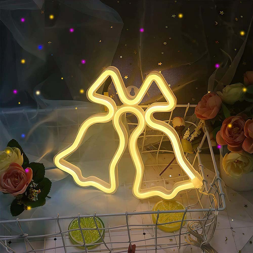 Weihnachten Neon Neonlicht Lampen Neon MUPOO Dekolicht Lights Blitz Schilder LED Zeichen