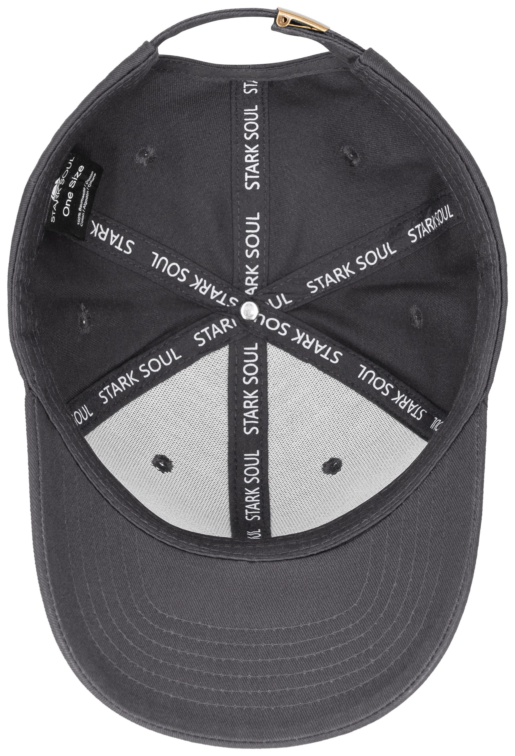 Stark Soul® Baseball Cap Basecap „Soulshade“ - Unisex Baseball Cap aus 100% Baumwolle