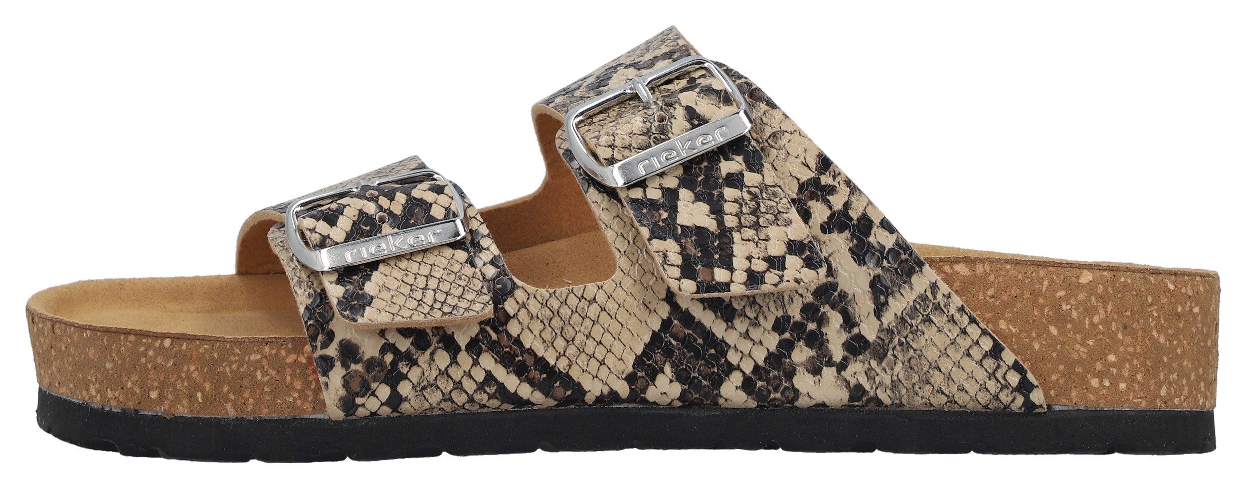 Rieker Pantolette Sommerschuh, Strandschuh, Hausschuh mit verstellbaren Sch günstig online kaufen