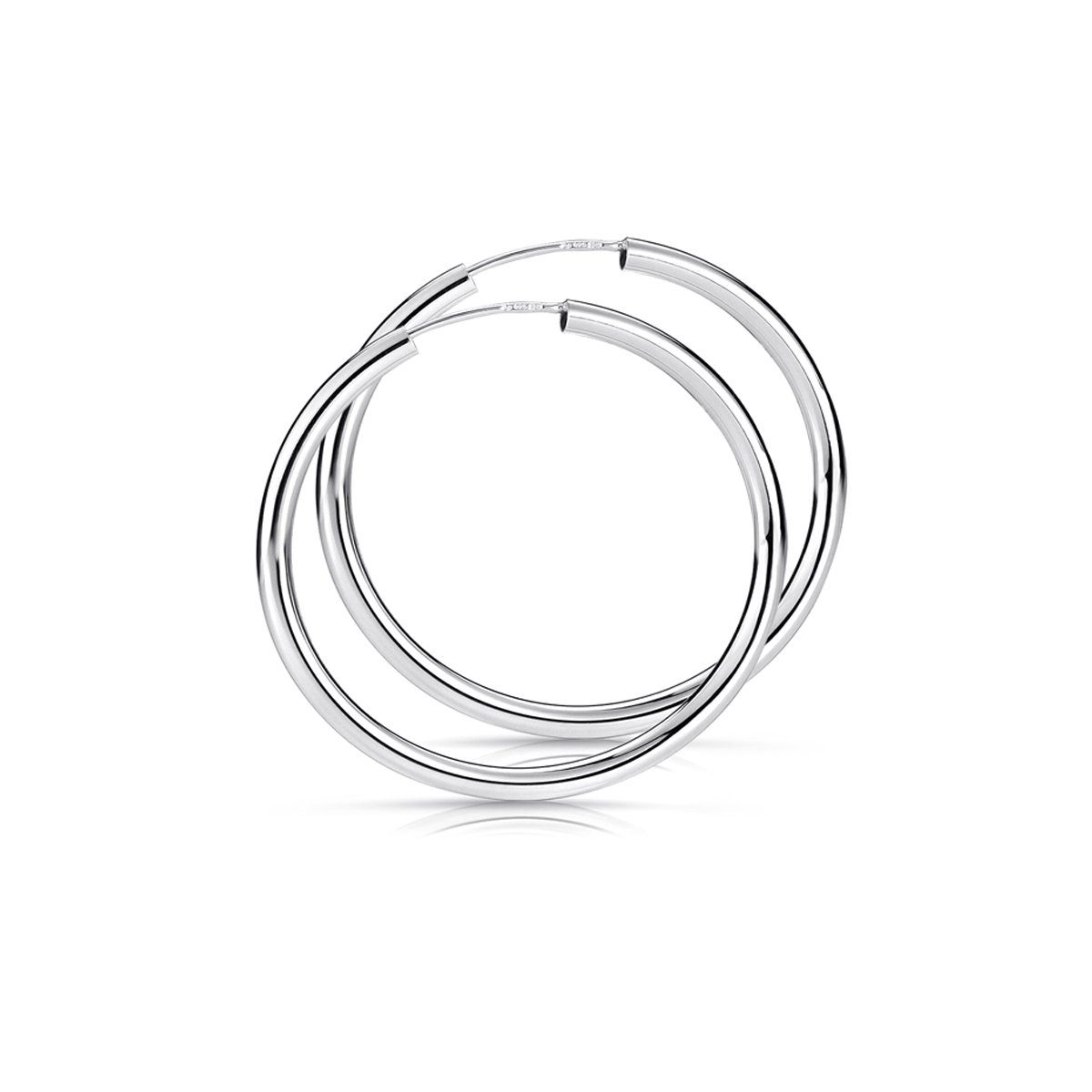 Materia Paar Creolen Ohrringe Damen Silber günstig online kaufen