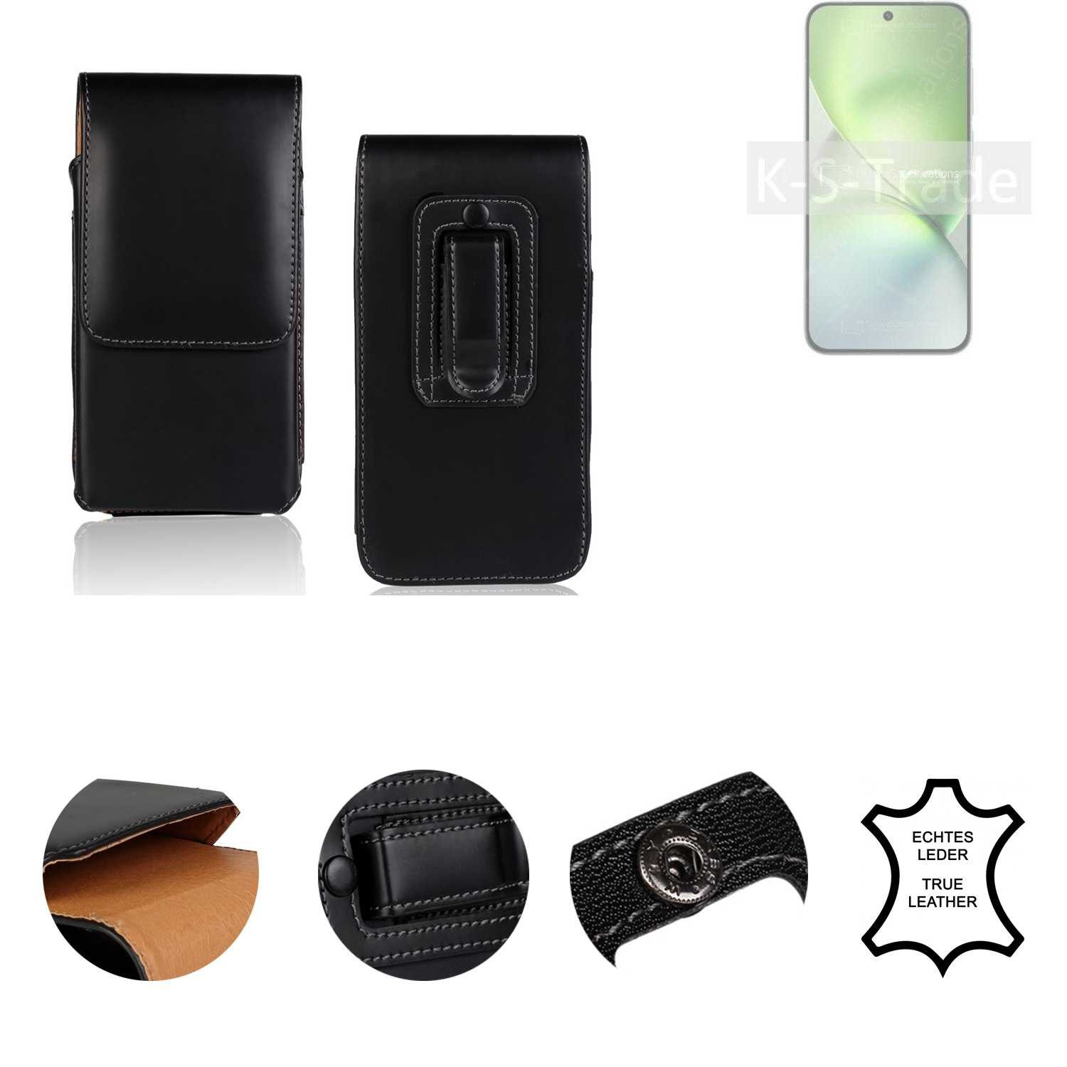 K-S-Trade Handyhülle für Vivo X200 Pro mini, Holster Gürteltasche Handy Hülle Schutzhülle Handyhülle Leder