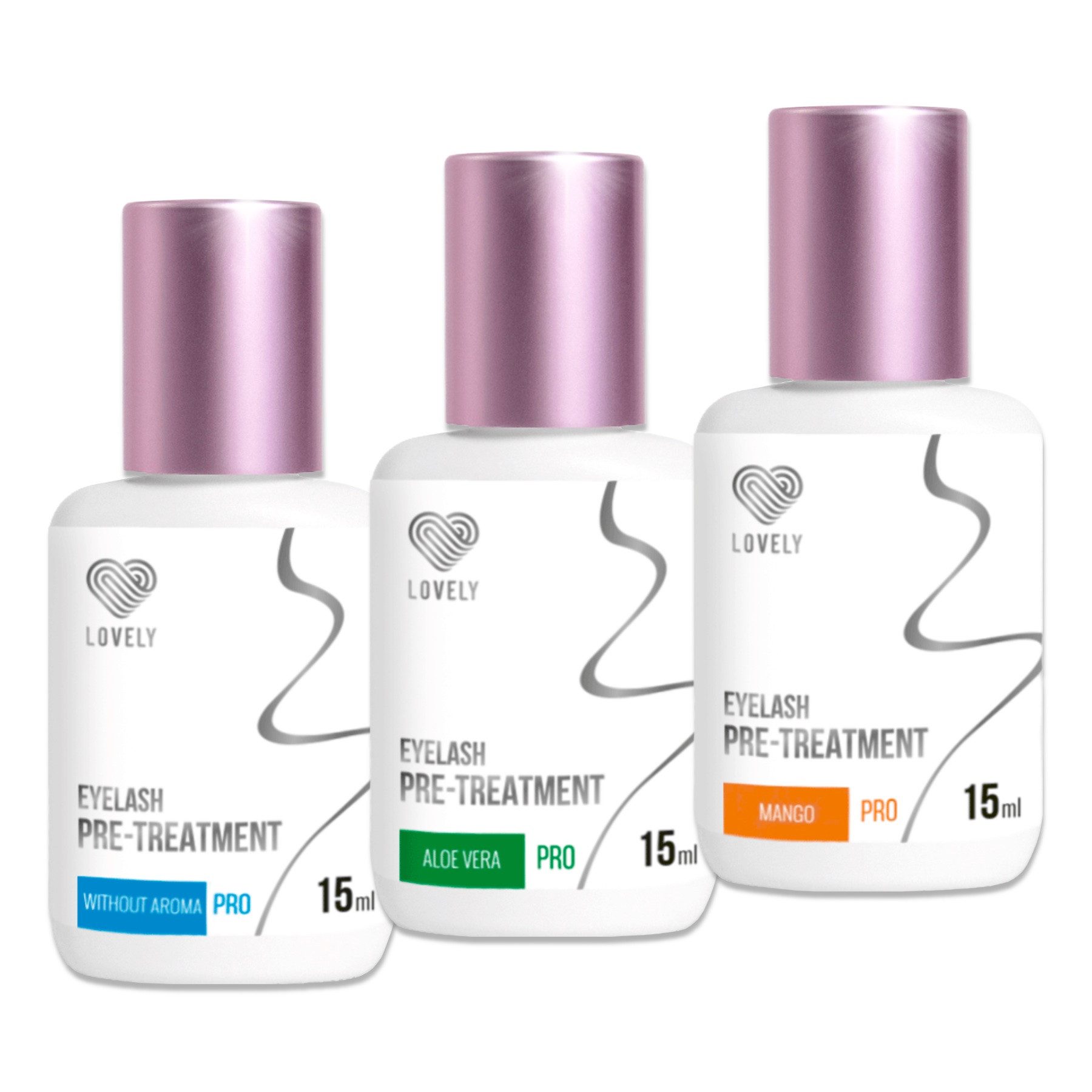 Lovely Wimpernkleber Wimpernverlängerung Reiniger Cleanser Pre-treatment zur Vorbehandlung, Wimpernreiniger