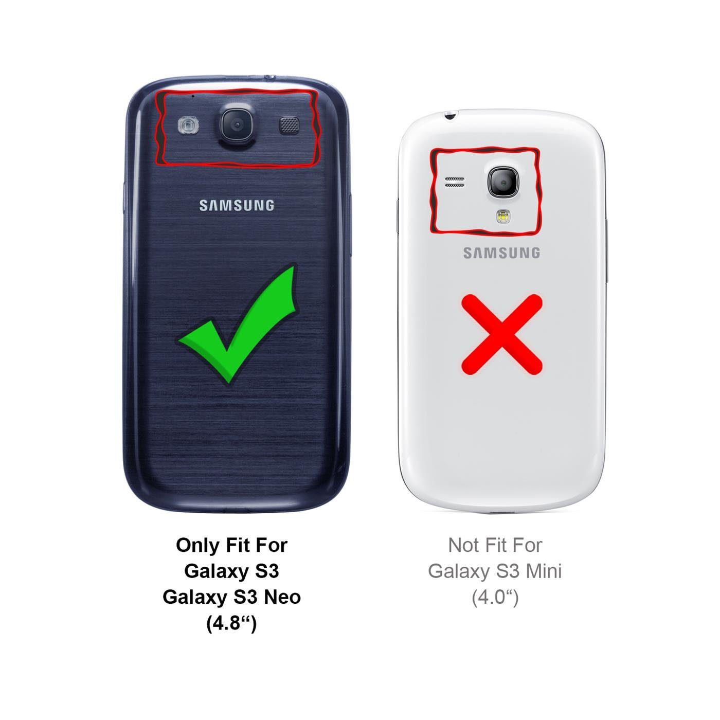 CoolGadget Handyhülle Ultra Slim Case für Samsung Galaxy S3 4,8 Zoll, dünne Schutzhülle präzise Aussparung für Samsung Galaxy S3 Hülle