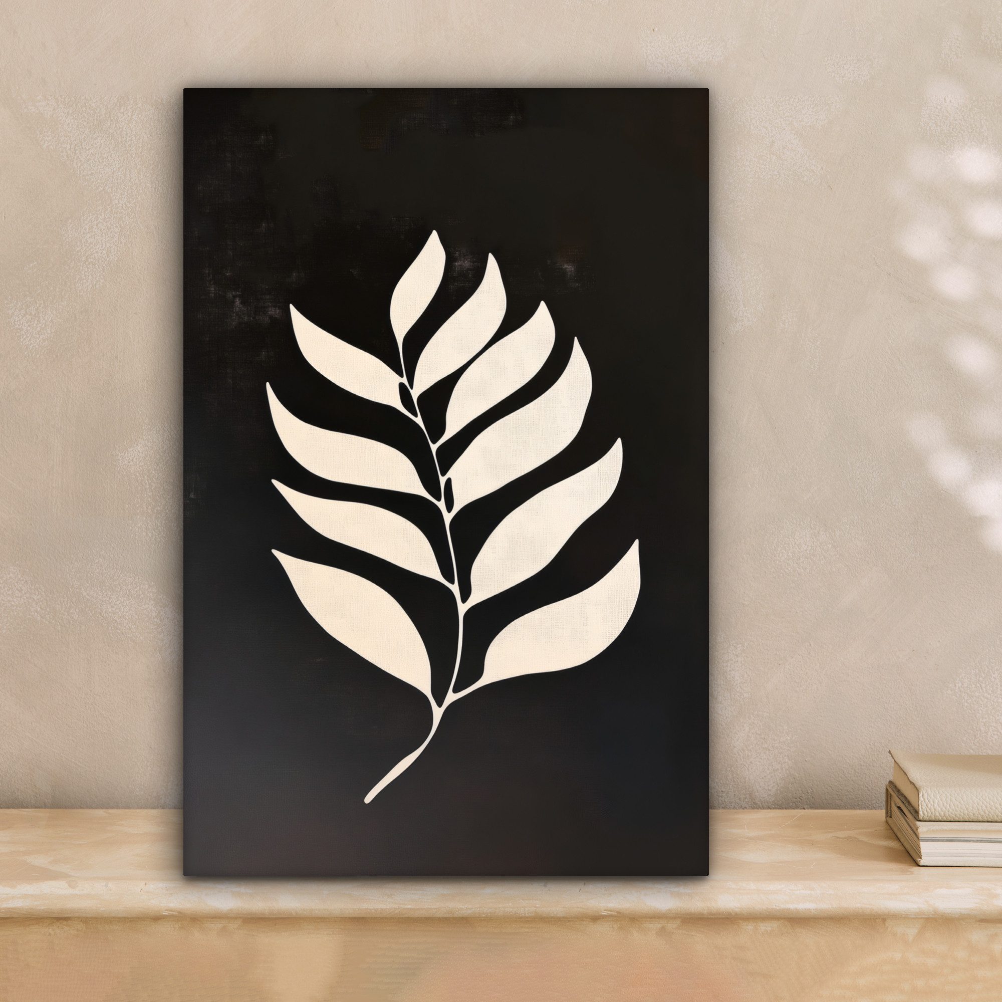 OneMillionCanvasses® Leinwandbild Klinge - Weiß - Minimalistisch, Fotodruck günstig online kaufen