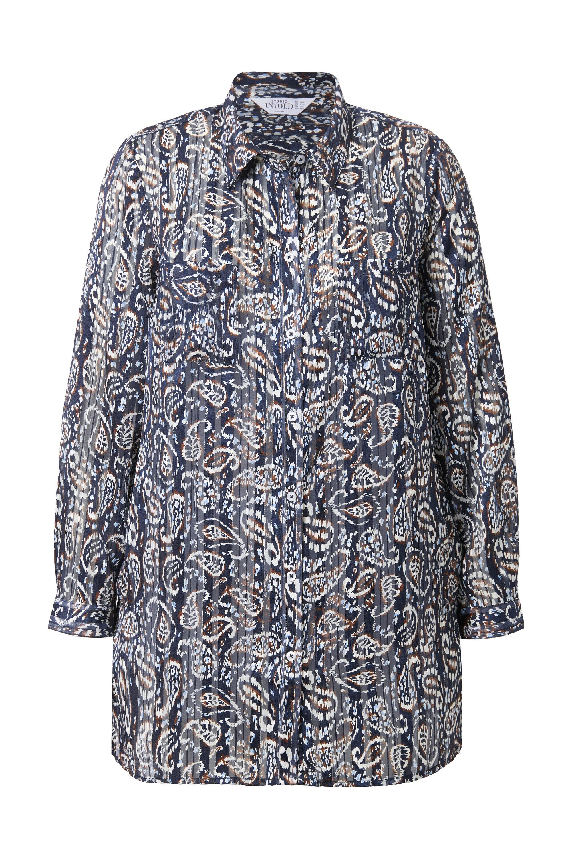 Studio Untold Hemdbluse Hemdbluse Paisley günstig online kaufen