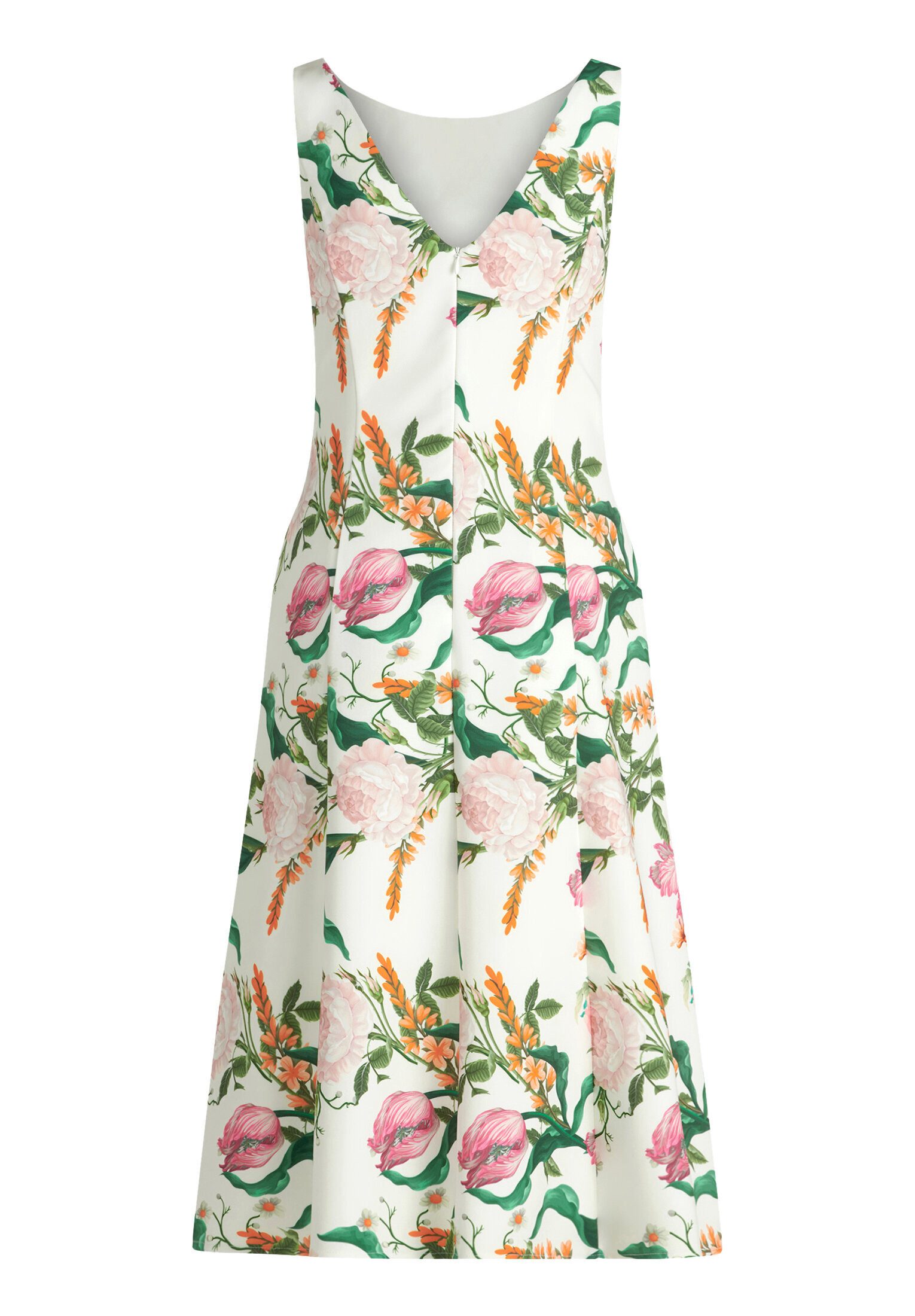 Vera Mont Sommerkleid Damen mit Kellerfalten