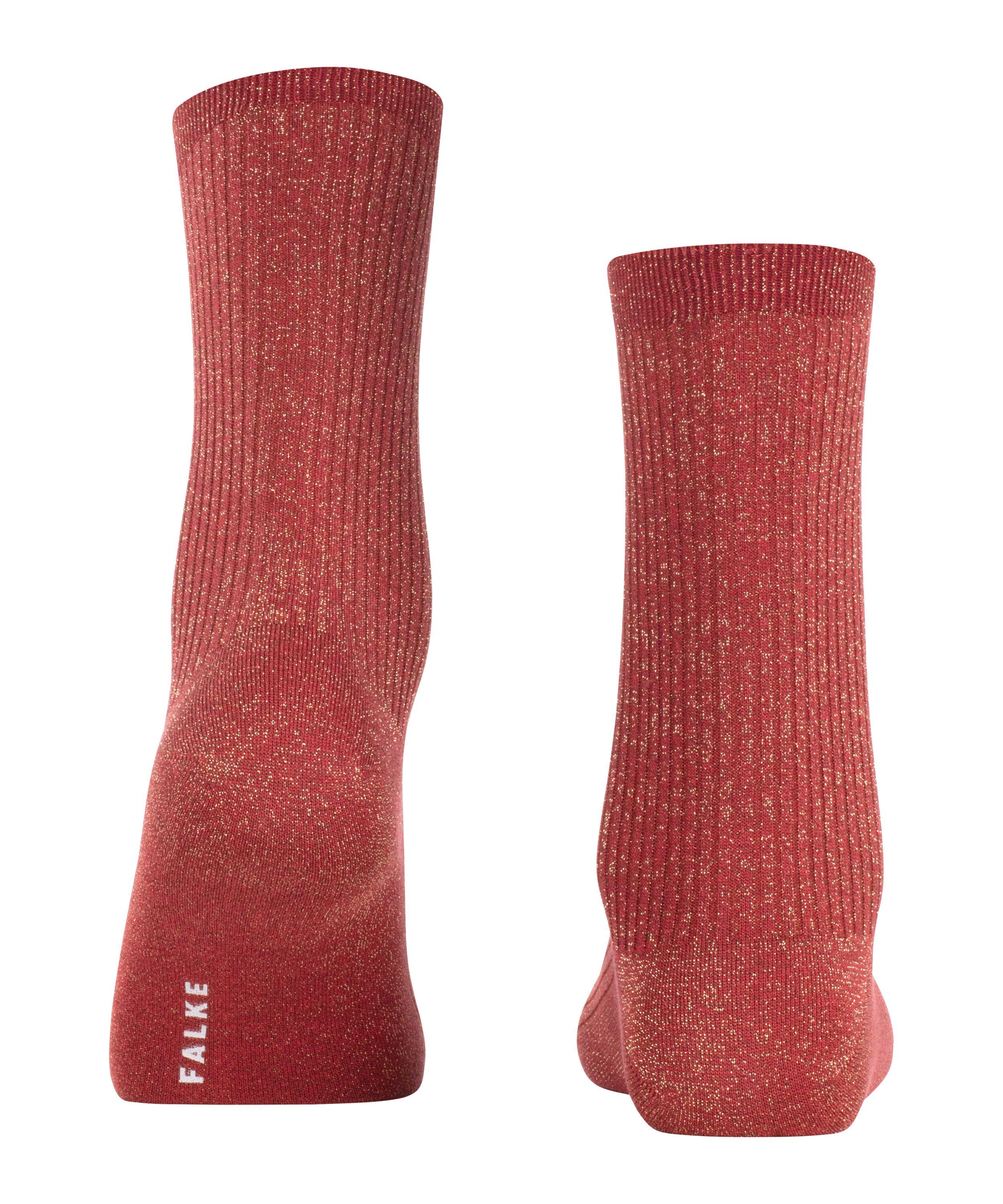 FALKE Socken Shiny Rib (1-Paar) BURGUND (8011)