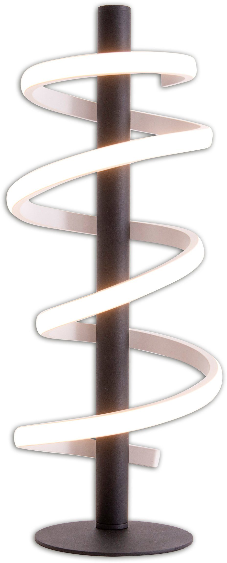 näve LED Tischleuchte Belleza, Dimmfunktion, Ein-/Ausschalter, mehrere Helligkeitsstufen, LED fest integriert, Warmweiß, in 3 Stufen dimmbar über Touch-Schalter, Effizienzklasse: G, schwarz
