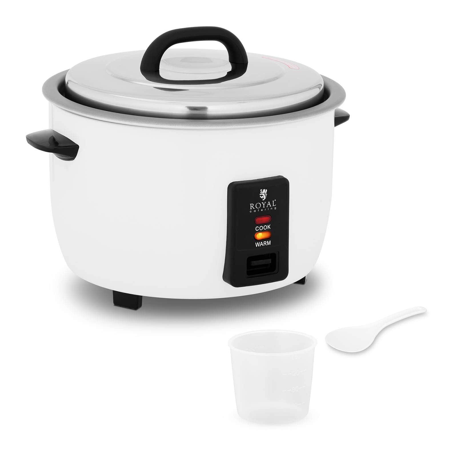 Top-App Royal Catering Reiskocher Gastro Reiskocher Reiskochtopf Elektrisch 10 1550 Dampfkocher W L, Gemüsegarer
