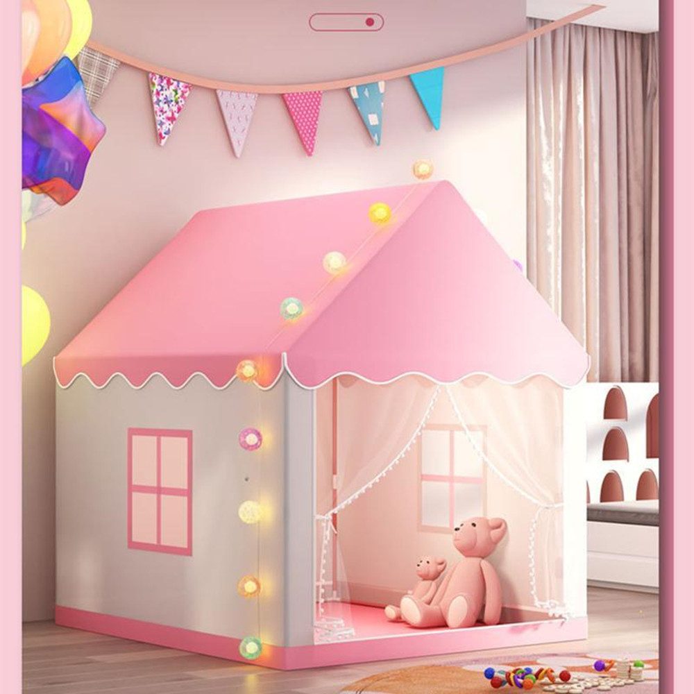 CAVEEN Spielzelt Kinderzelt Spielhaus Kinderzelt mit Metallgestell – Stabil, Atmungsaktiv, 105×120×128cm