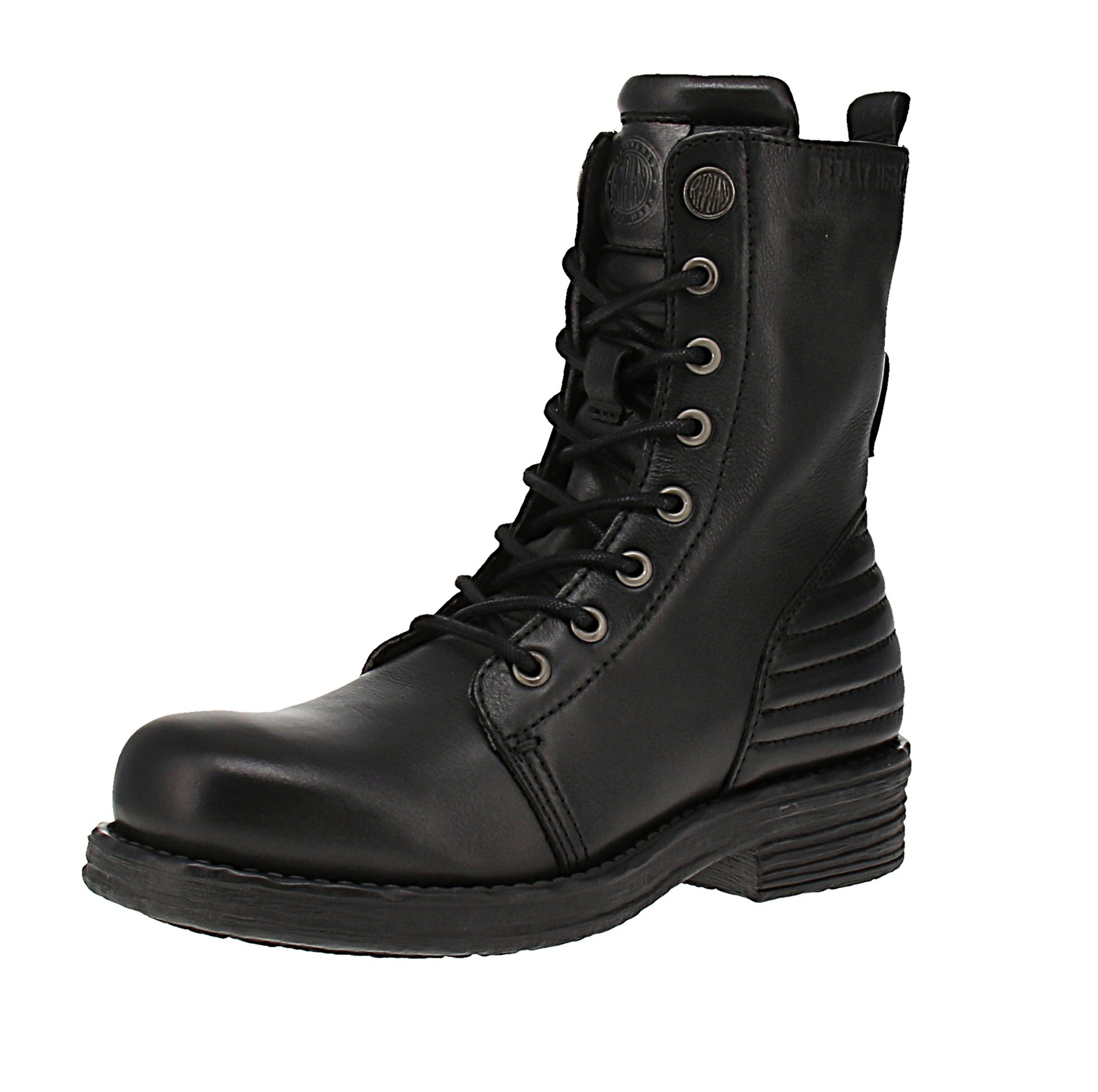 Replay Replay Horn Battle GWLA4 C0006L - Damen Boots - 003-Black Stiefel