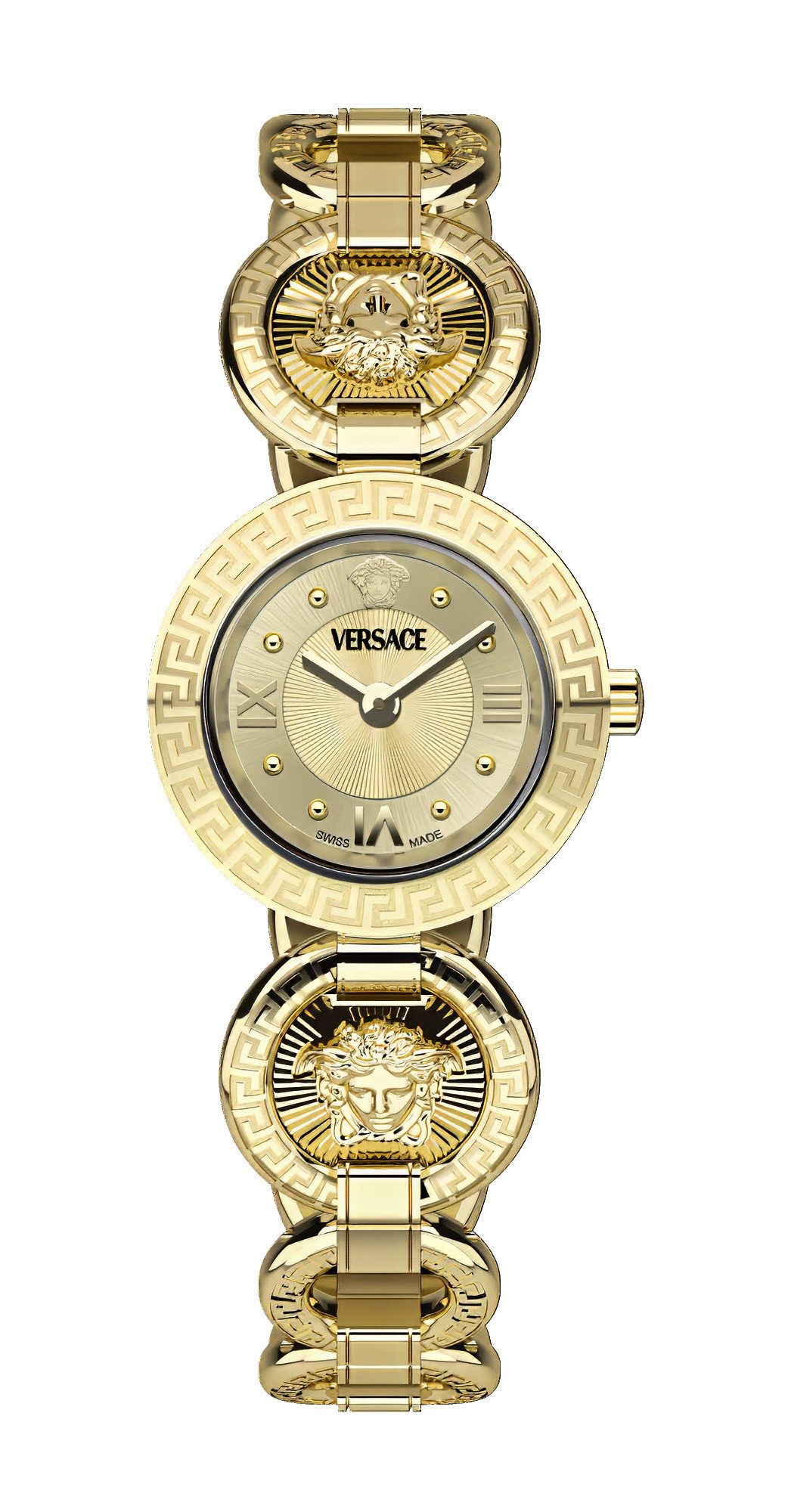 Versace Schweizer Uhr Greca Jewel Gold günstig online kaufen