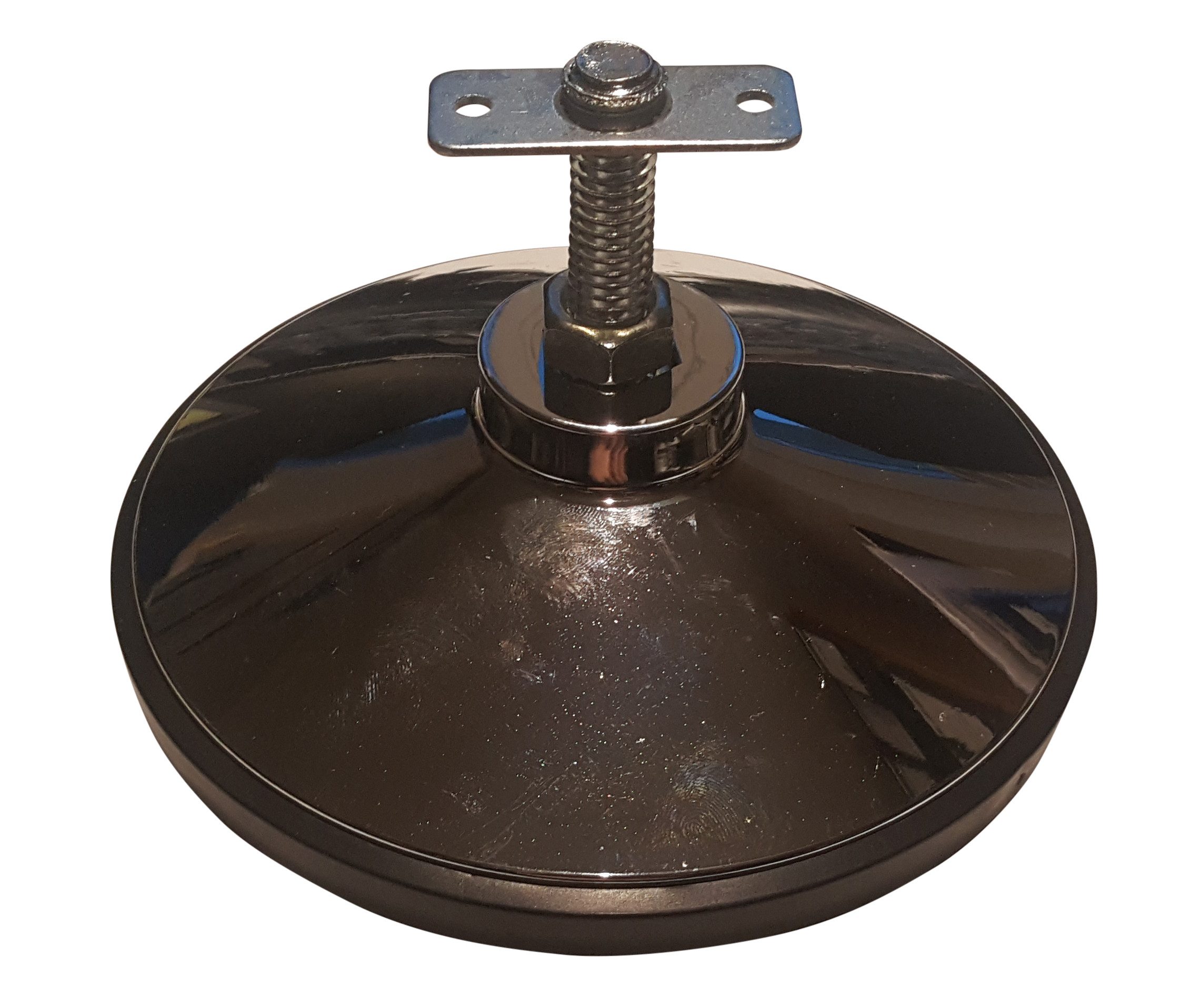 John West Billardtisch Höhenverstellbarer Drehteller Fuß Chromoptik inkl. Gewindeplatte