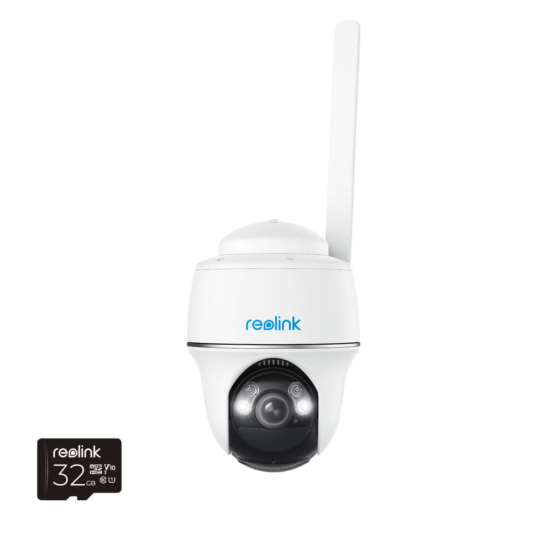 Reolink Überwachungskamera Go Series G430 - 5MP Akku-Außenkamera, 4G LTE Netzwerk (Außenbereich, Personen-/Fahrzeug-/Tiererkennung, 355° Pan & 140° Tilt)