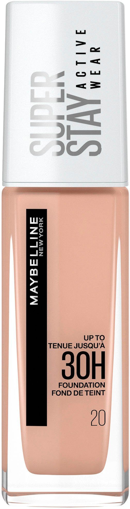 Stay Wear Foundation Active Super Cameo 20 YORK MAYBELLINE NEW