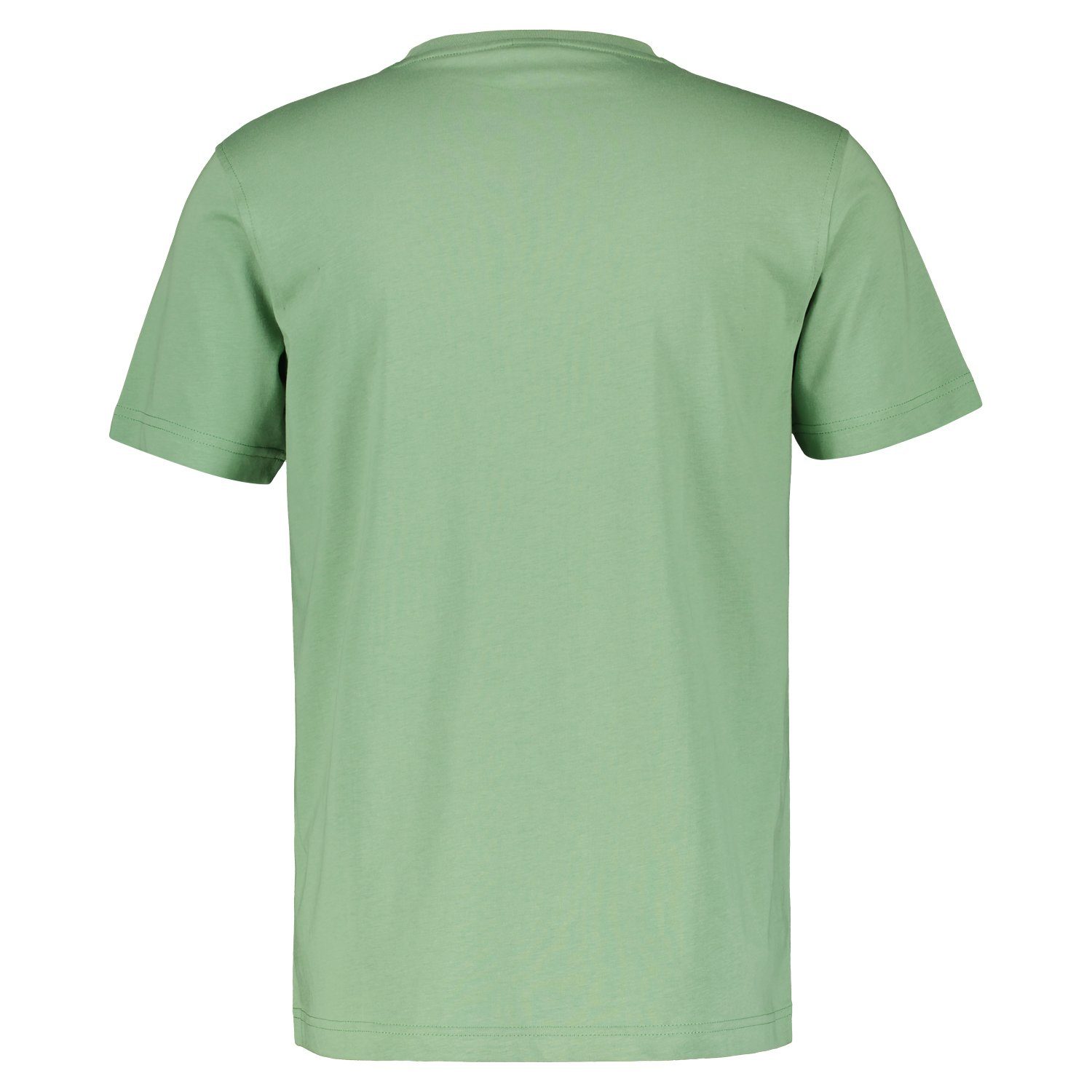 LERROS T-Shirt Logoprägung sage der an green Brust