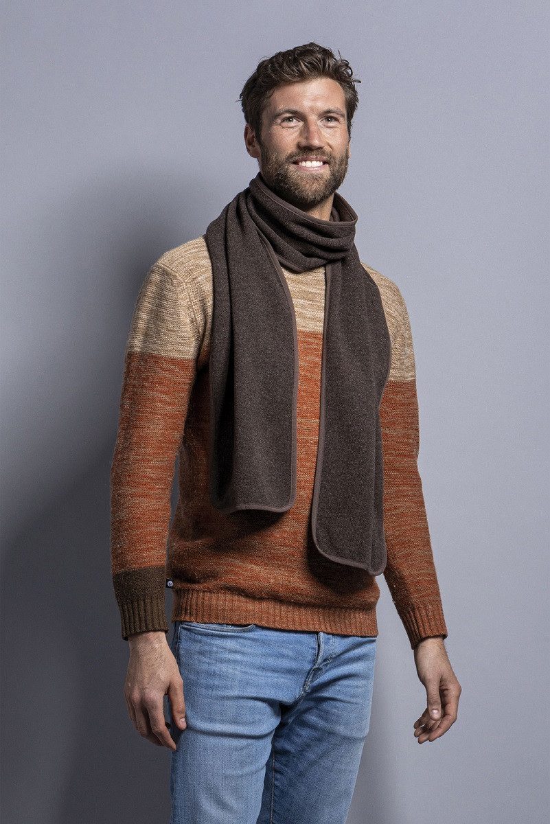 TATONKA® Strickschal Lakho Scarf braun 25x200cm - 1 Stück