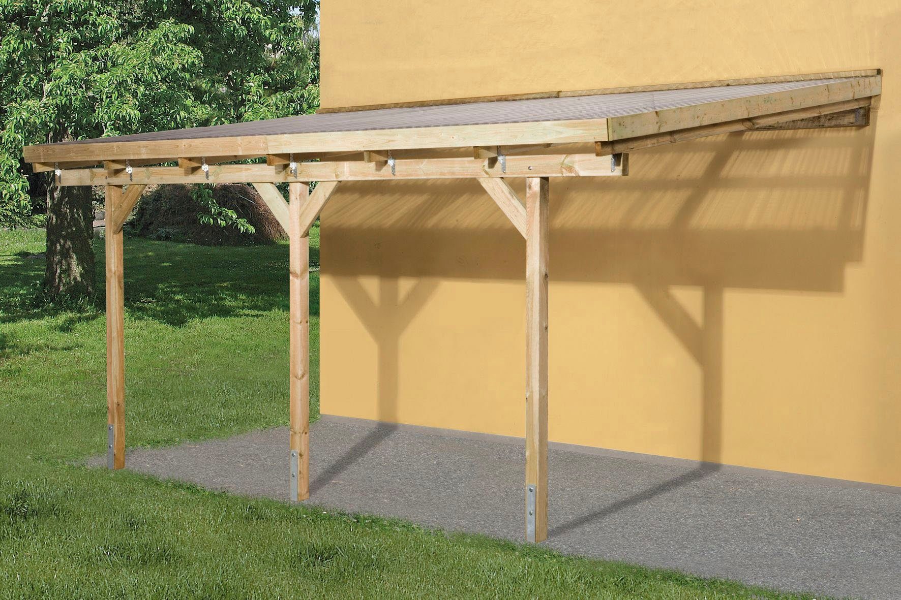 Weka Terrassenüberdachung Größe 4 mit 514 cm x 306 cm günstig online kaufen