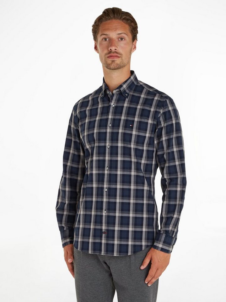 Tommy Hilfiger Karohemd CL-W MELANGE CHECK RF SHIRT