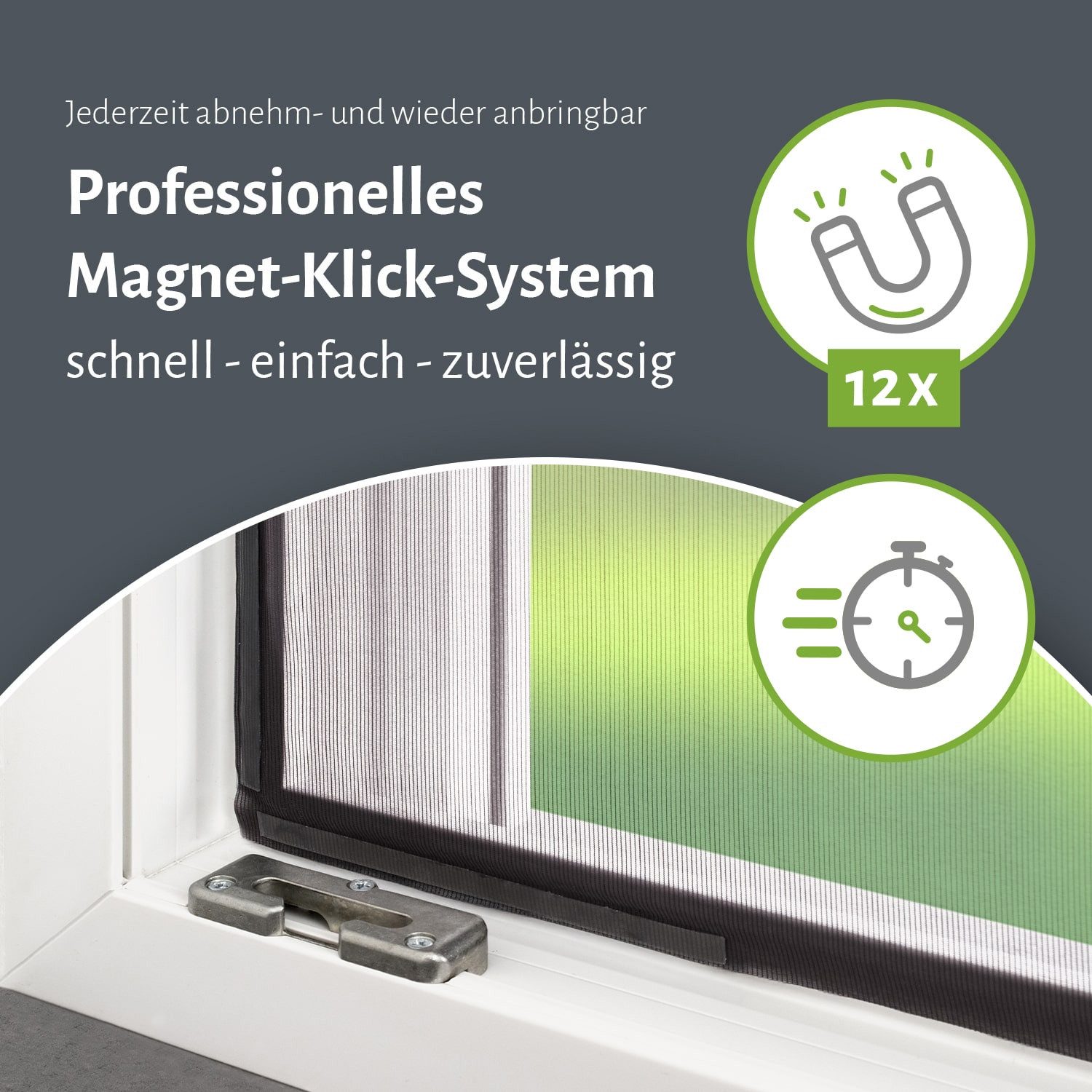empasa Insektenschutz-Fensterrahmen DELUXE, Fliegengitter Magnetfenster "DE günstig online kaufen