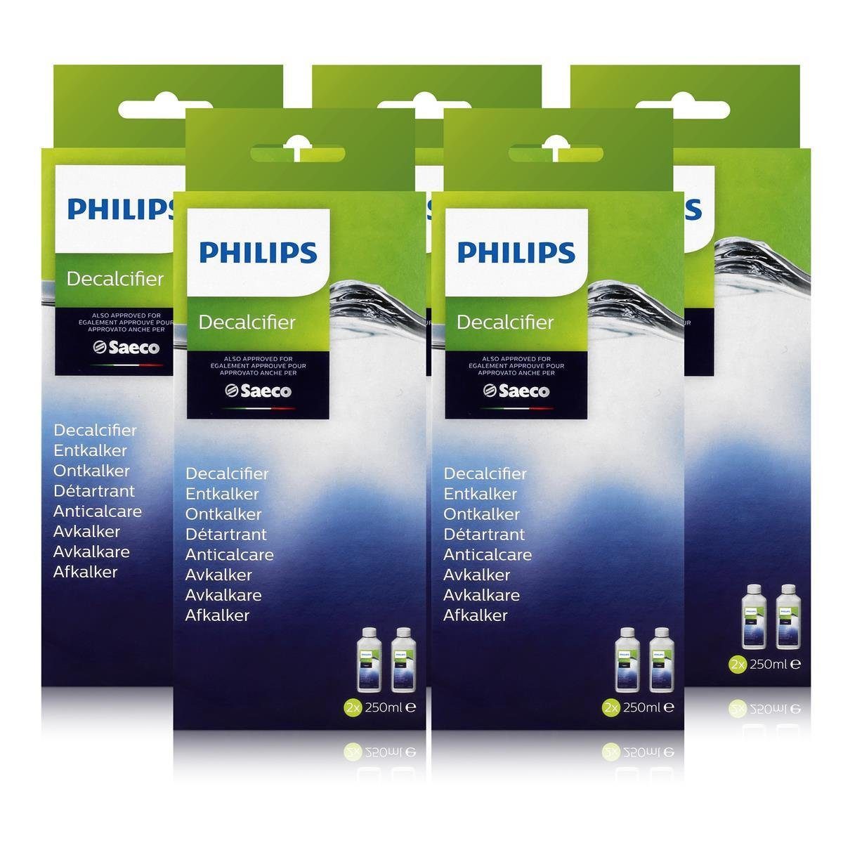 Philips Saeco CA6700/10 Entkalker 2x250ml - Für Kaffeevollautomaten (5 Entkalker