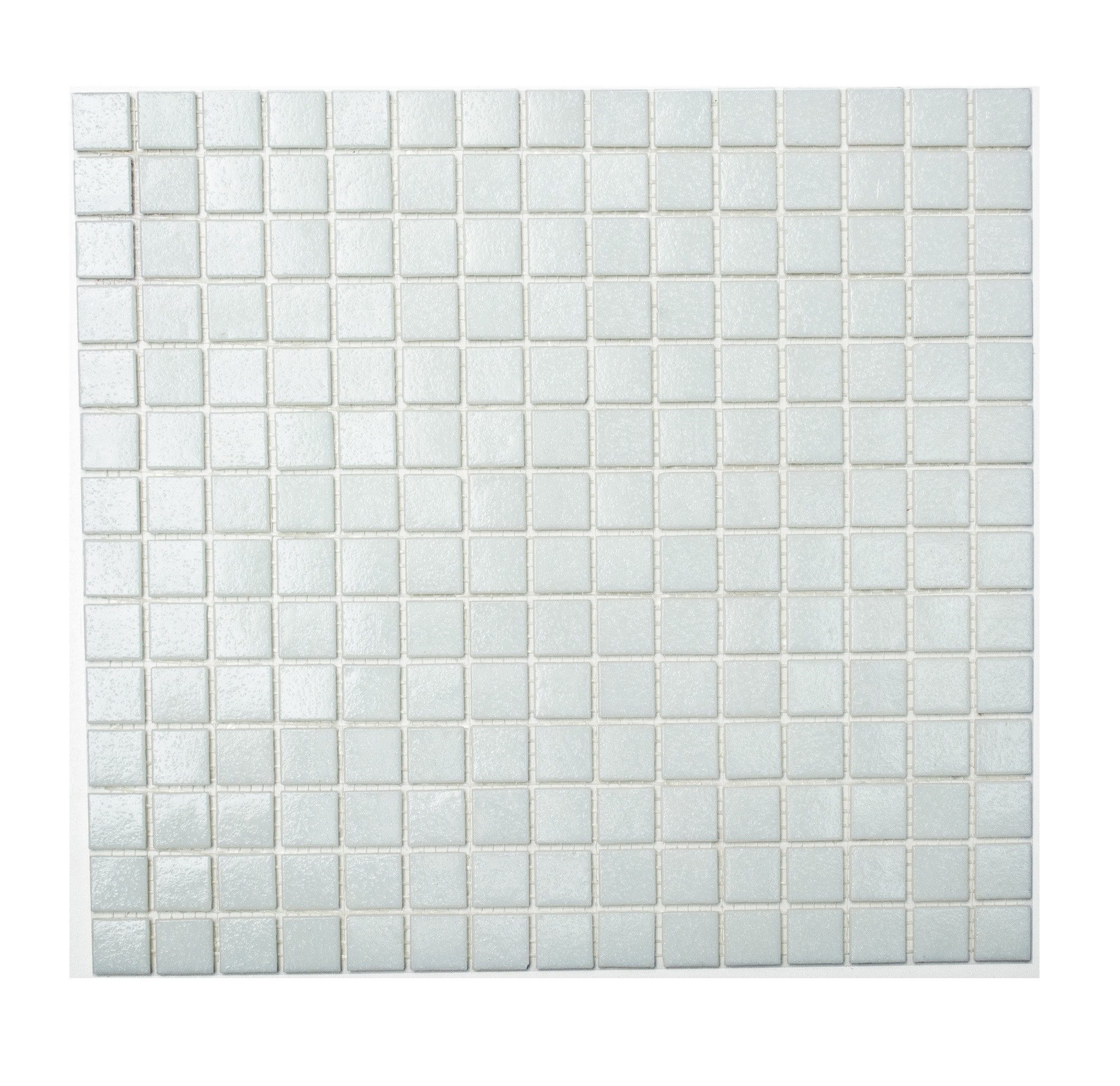 Mosani Bodenfliese Glasmosaik Mosaikfliese superweiss Spots Dusche BAD WAND Küchenwand