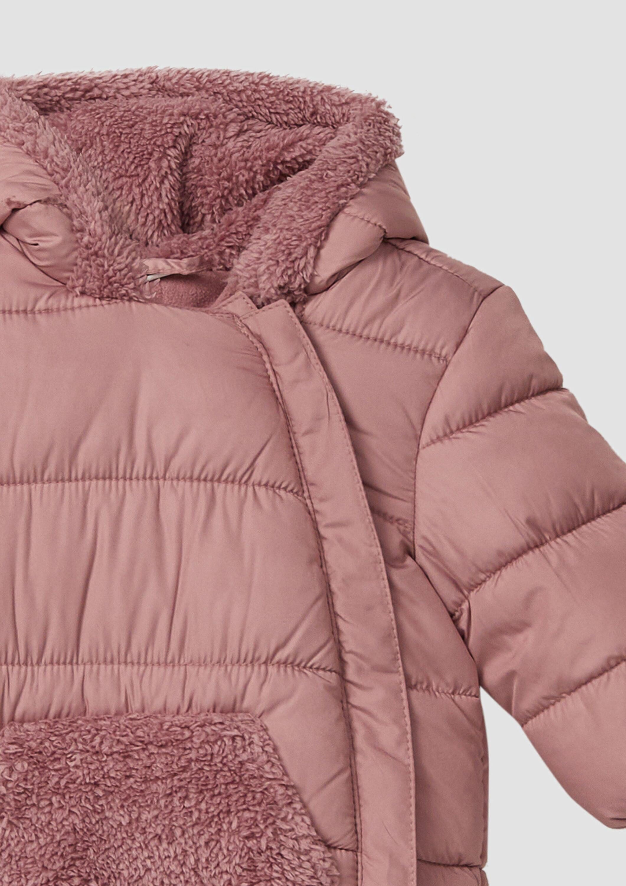 s.Oliver Winterjacke Overall Unisex Wattierter Overall mit Kapuze