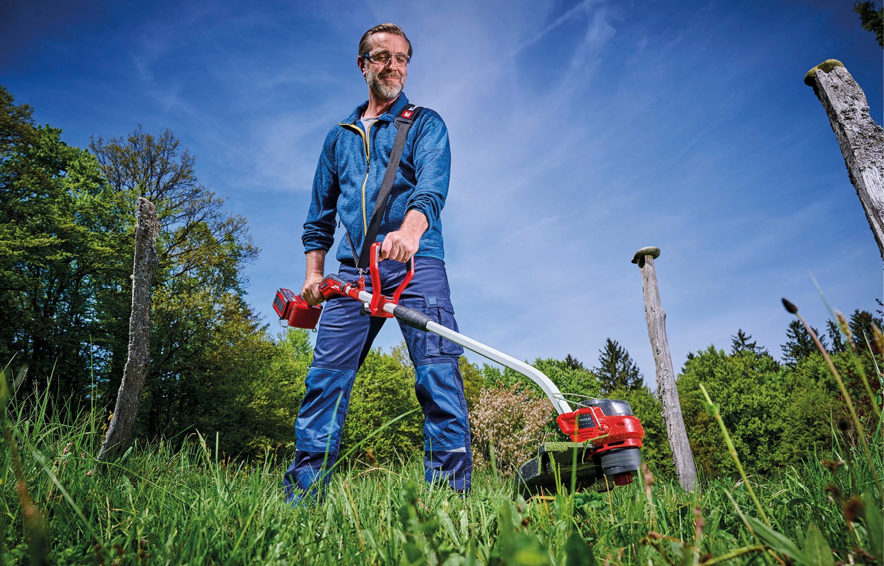 Einhell Akku-Rasentrimmer »GP-CT 36/35 Li BL-Solo«, 33 cm Arbeitsbreite Faden, (3 St), ohne Akku, ohne Ladegerät – Bild 2 von 5