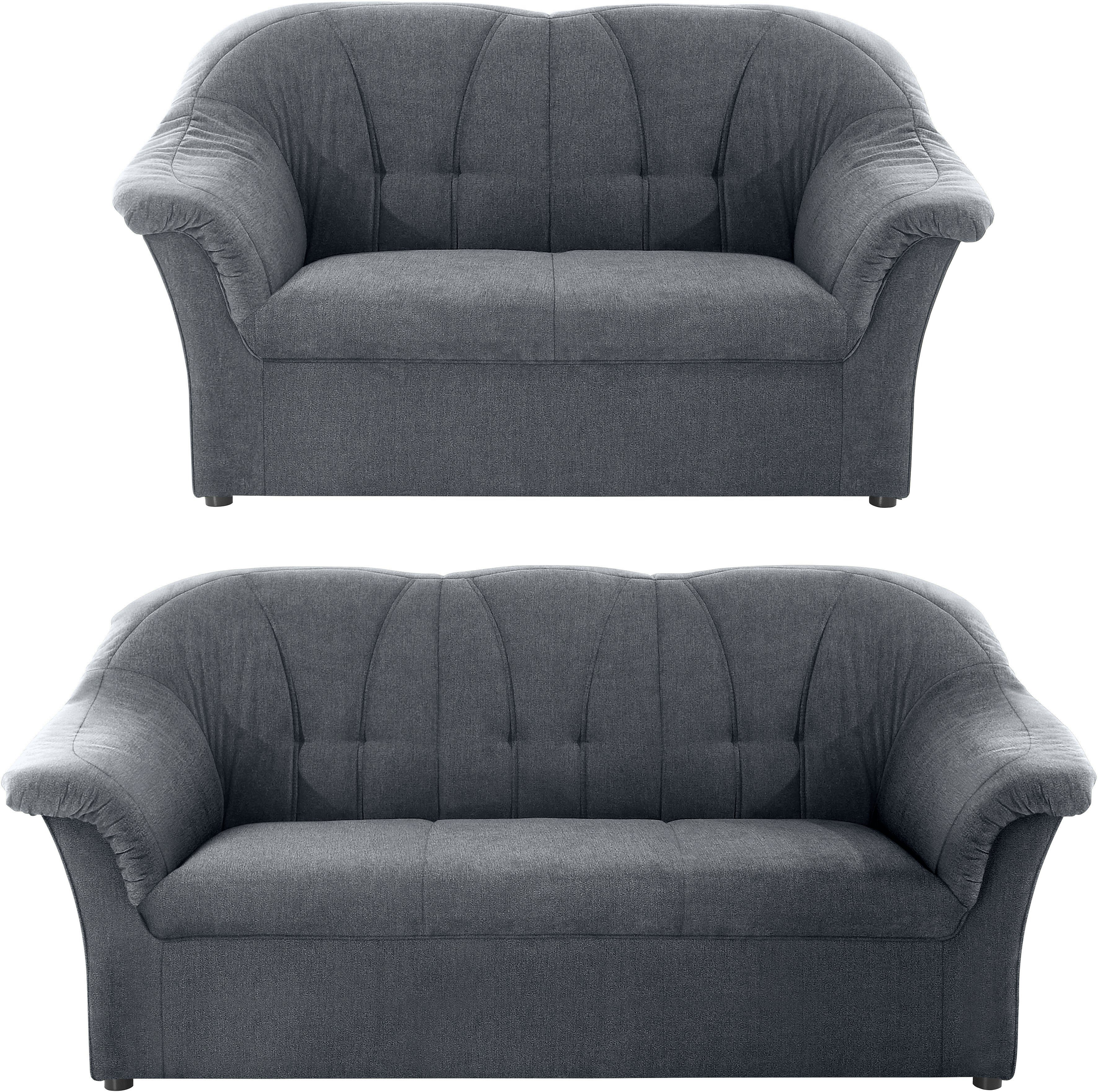 DOMO collection Polstergarnitur Pegnitz, (Set), 3-Sitzer günstig online kaufen