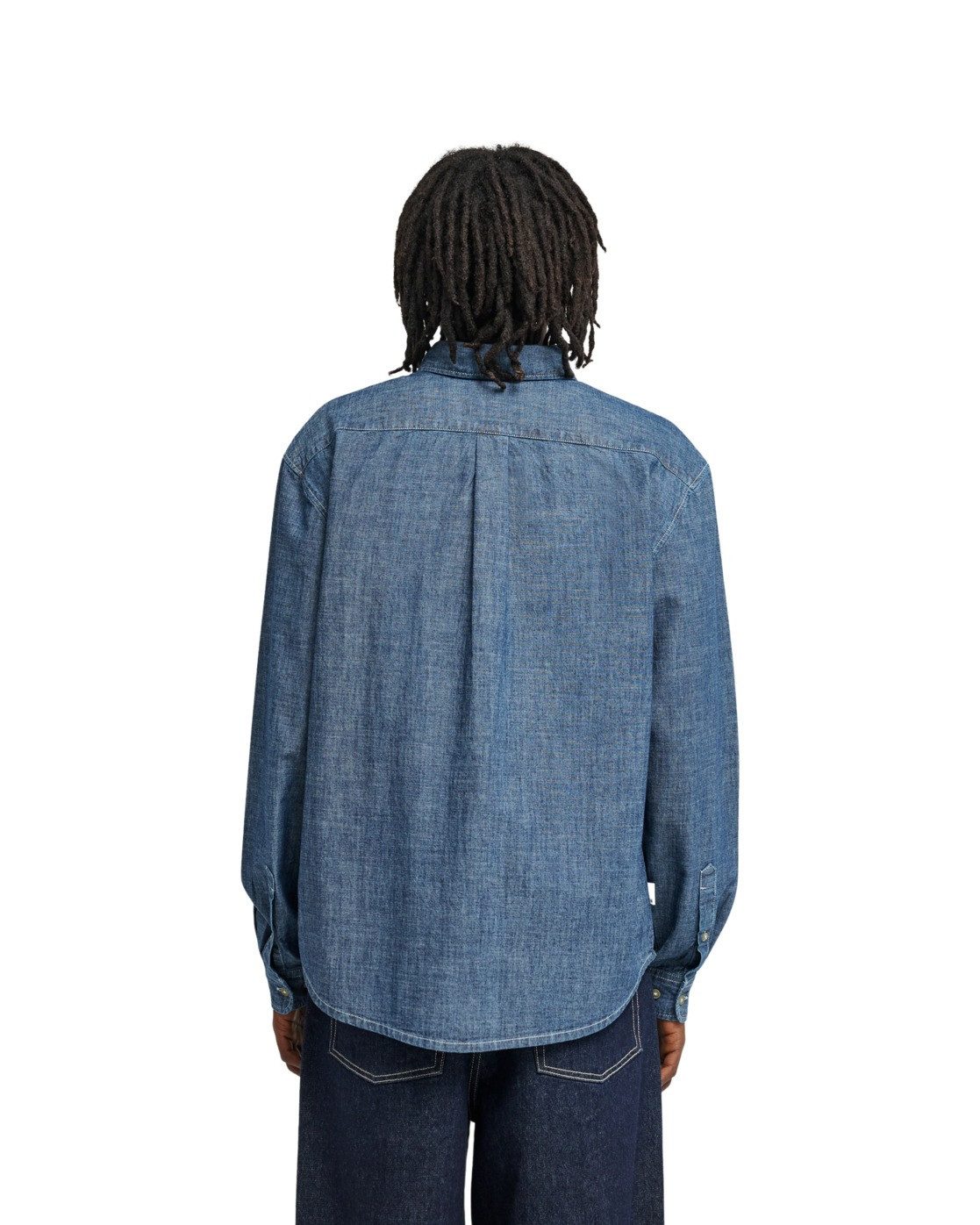 Element Langarmhemd Button Down Regular Chambray