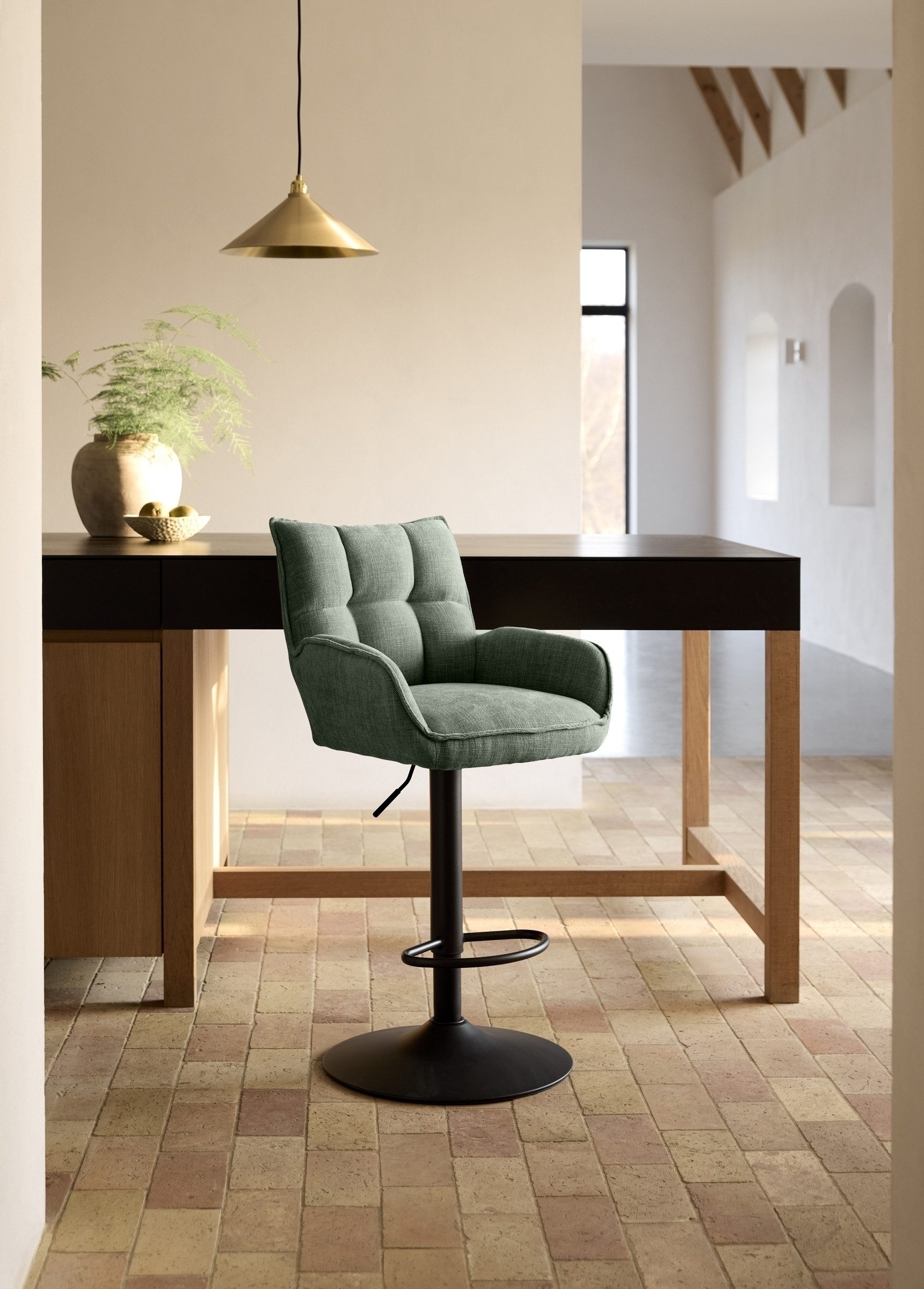 freiraum Barhocker Marilla (2er-Set), (2er-Set) in waldgrün - 52x113,5x53 ( günstig online kaufen
