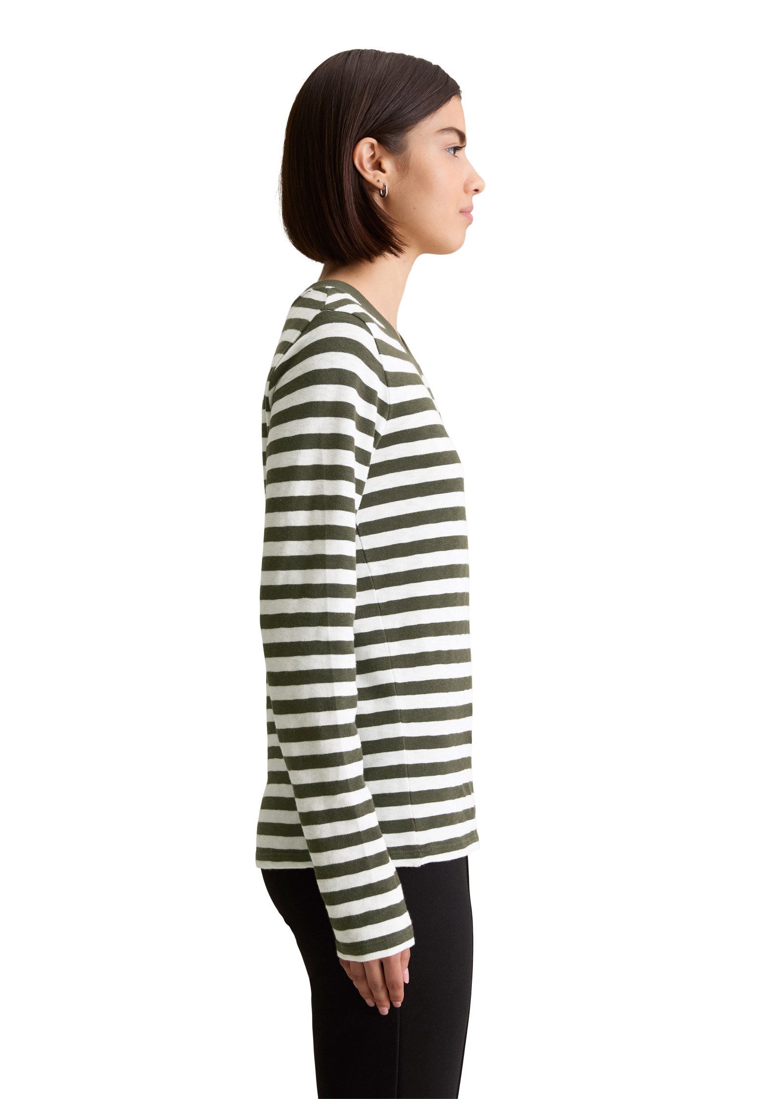 Marc O'Polo DENIM Langarmshirt aus Heavy Slub Jersey günstig online kaufen