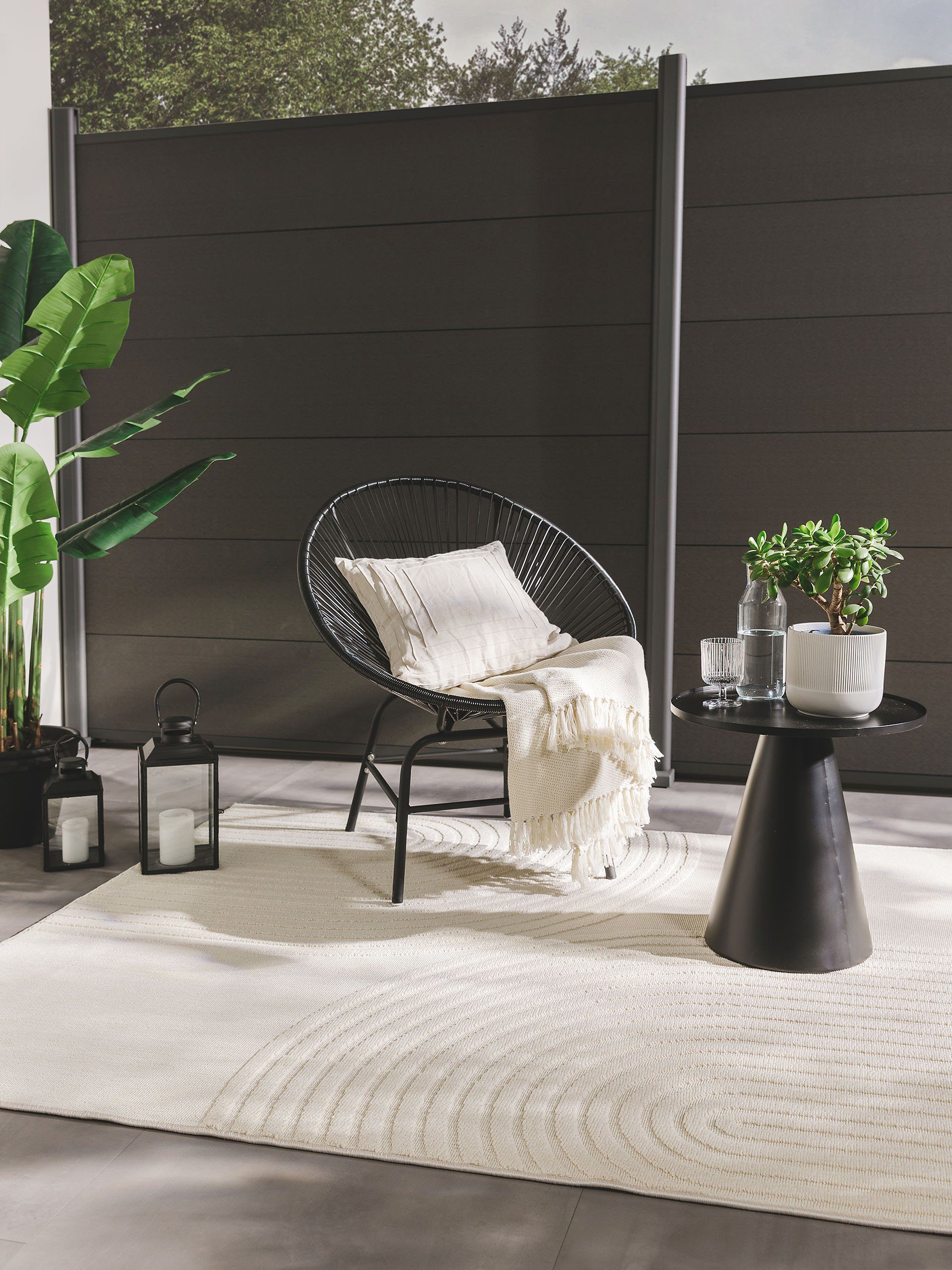 benuta Outdoorteppich Taro, rechteckig, Höhe: 5 mm, Kunstfaser, Berber, Eth günstig online kaufen