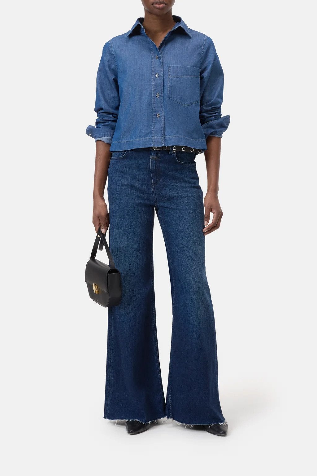 CLOSED Blusentop Cropped classic shirt